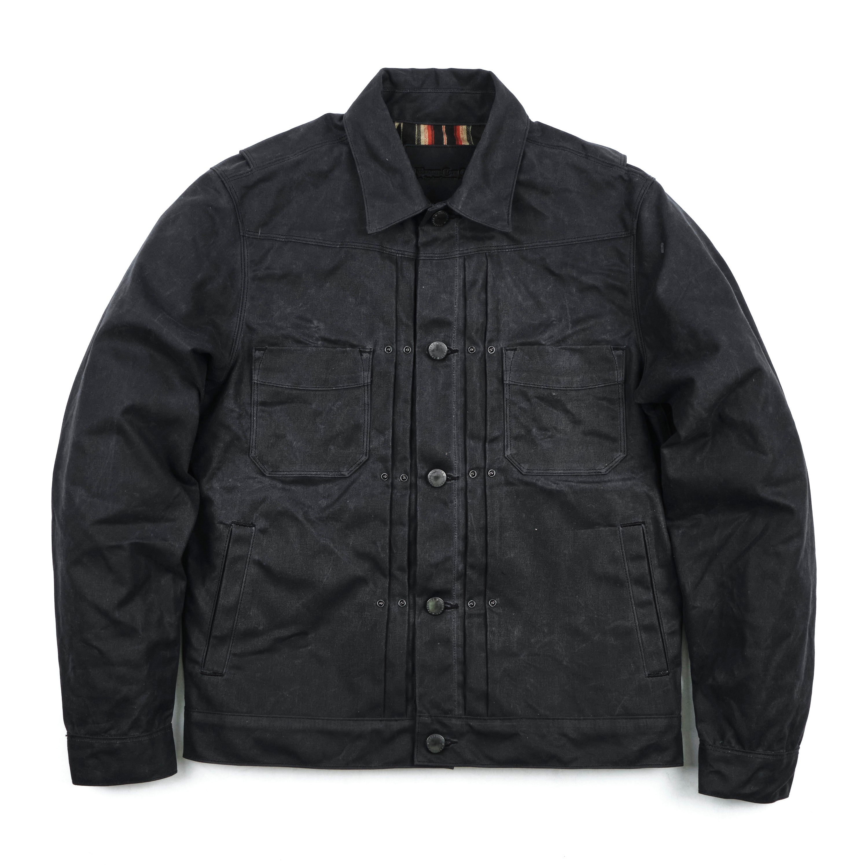 Riders Jacket Waxed Canvas | Black