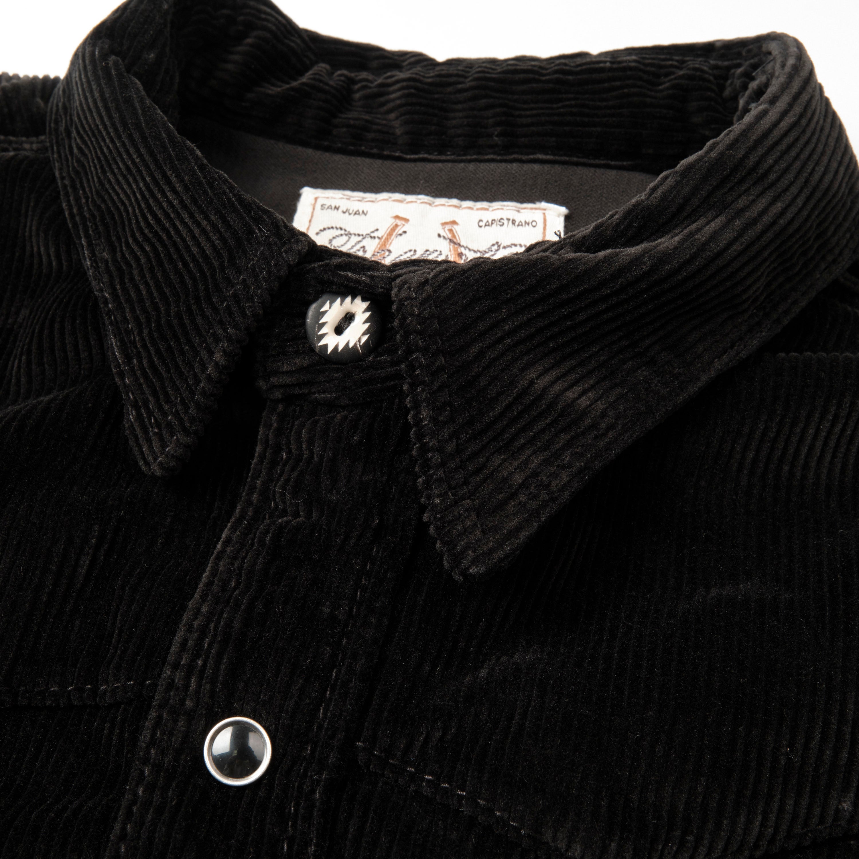 Calico Black Corduroy