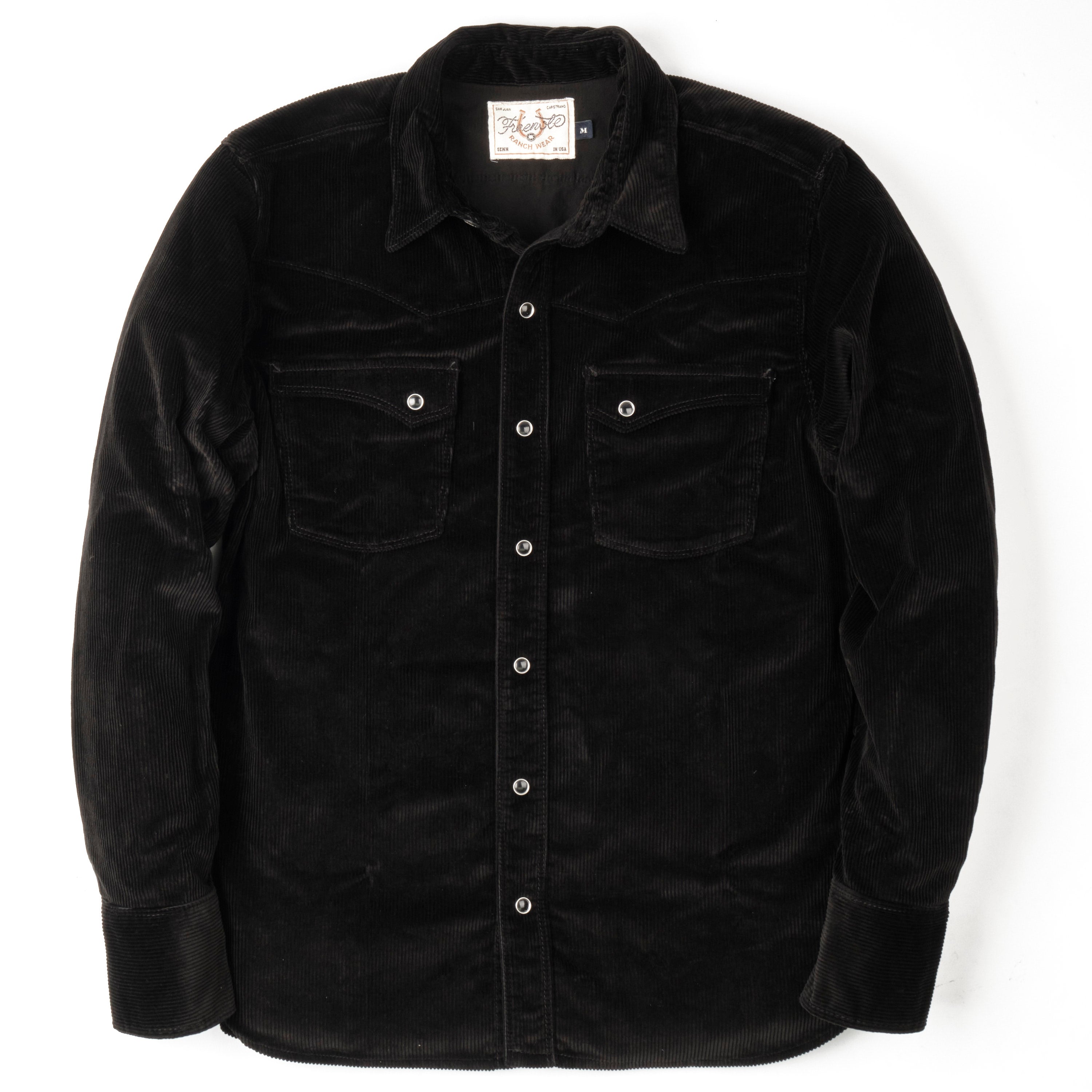 Calico Black Corduroy
