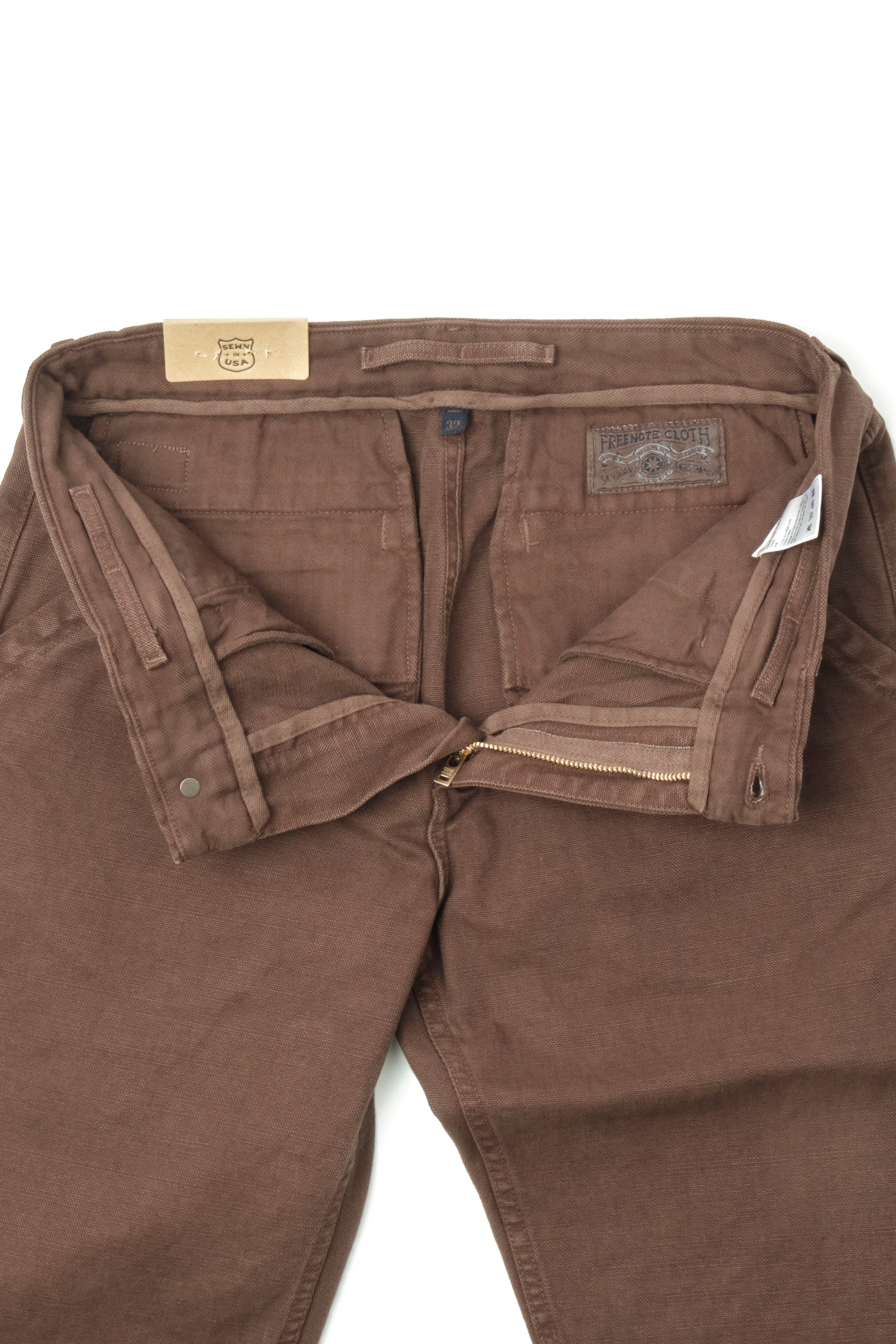 Workers Chino Slim Fit  14 Ounce Slub Bark