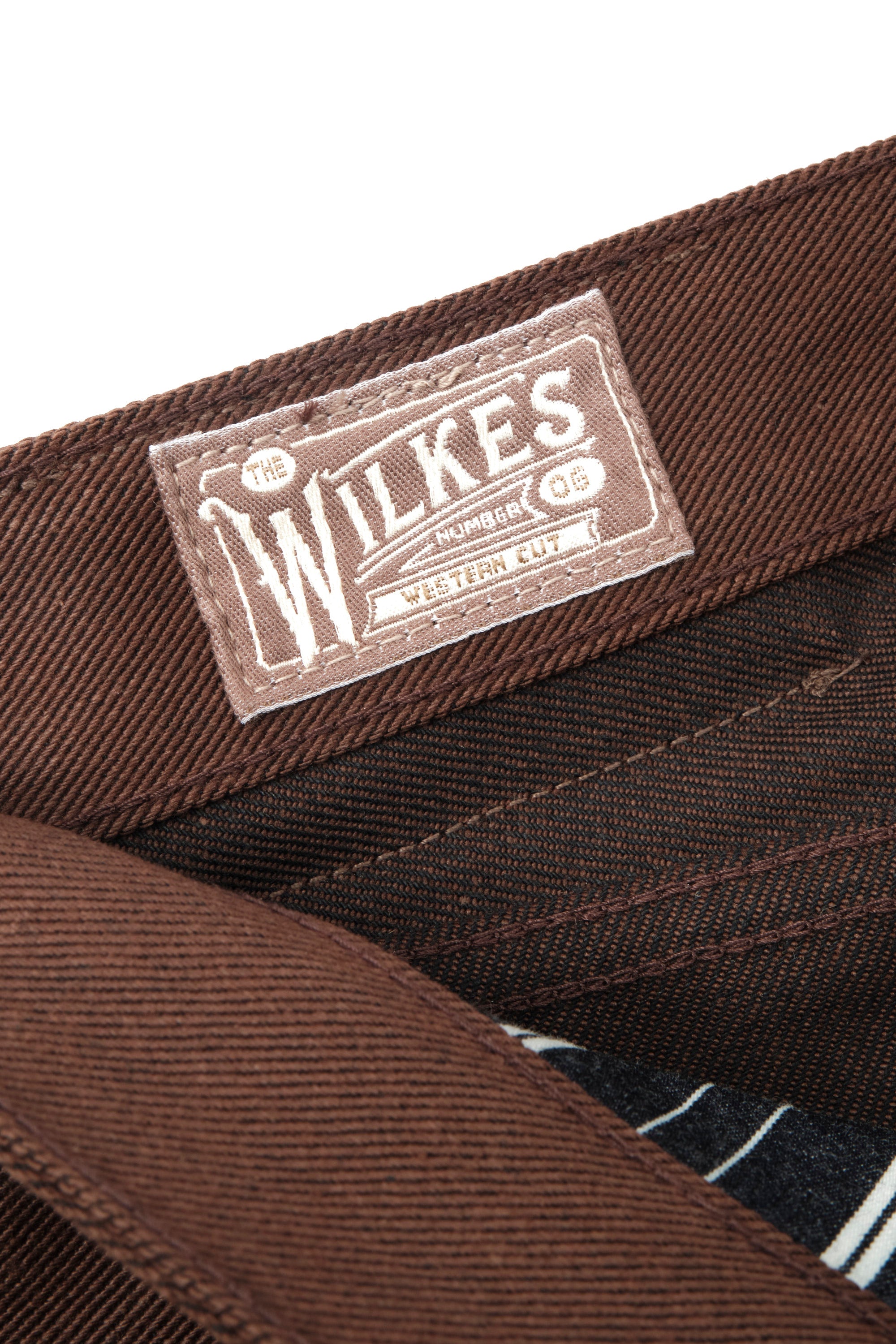 Wilkes Western Dark Brown Denim