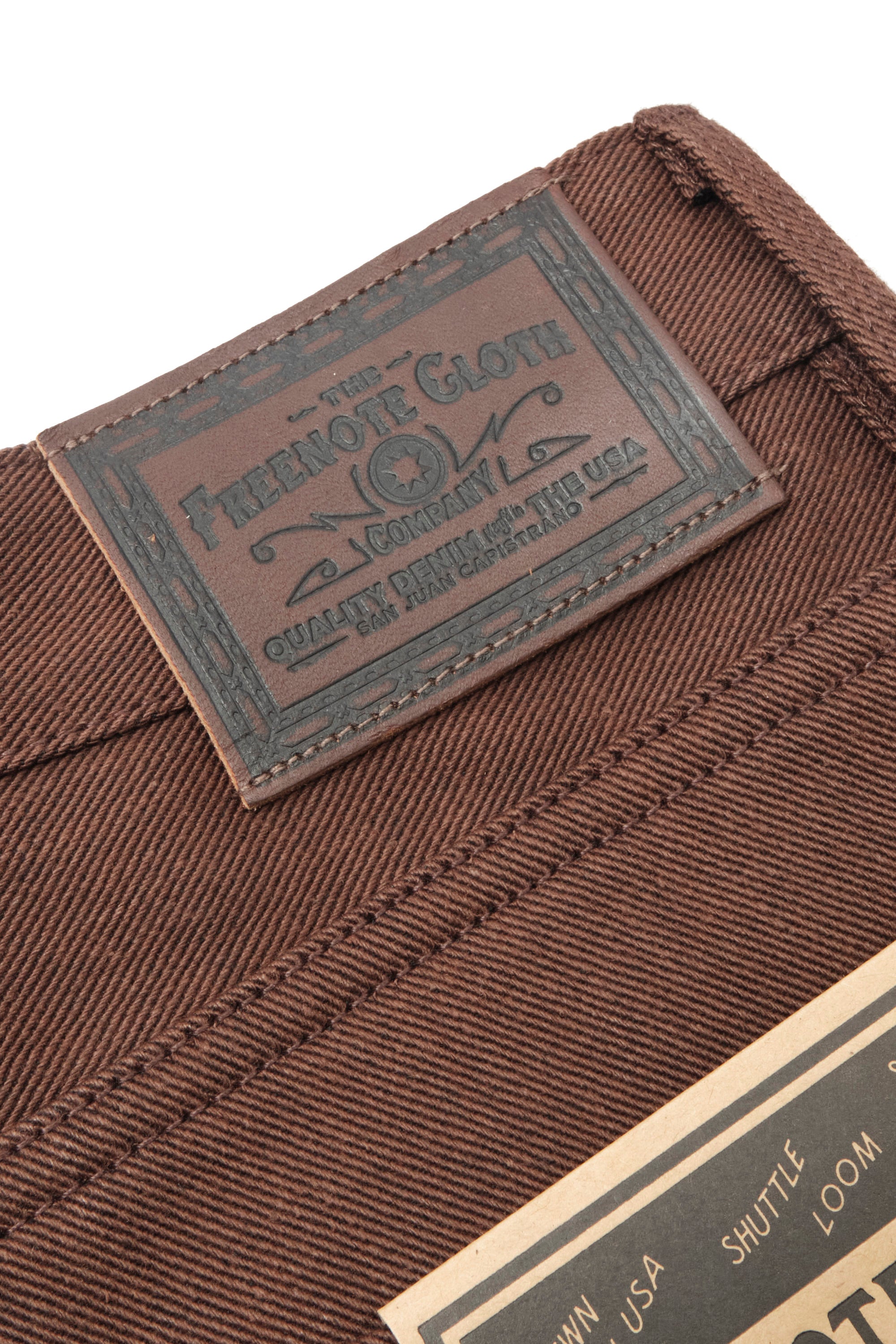 Portola 15 Ounce Dark Brown Denim