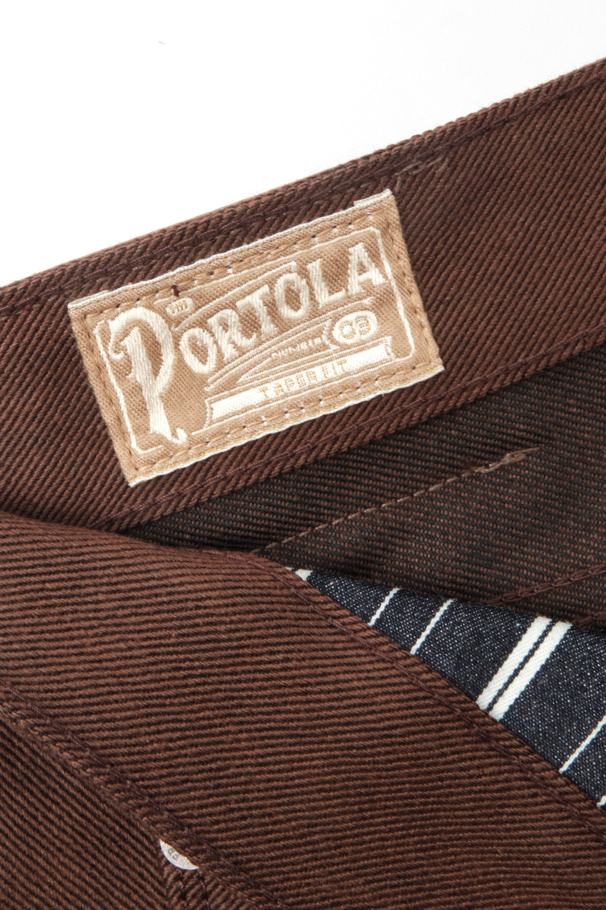 Portola 15 Ounce Dark Brown Denim