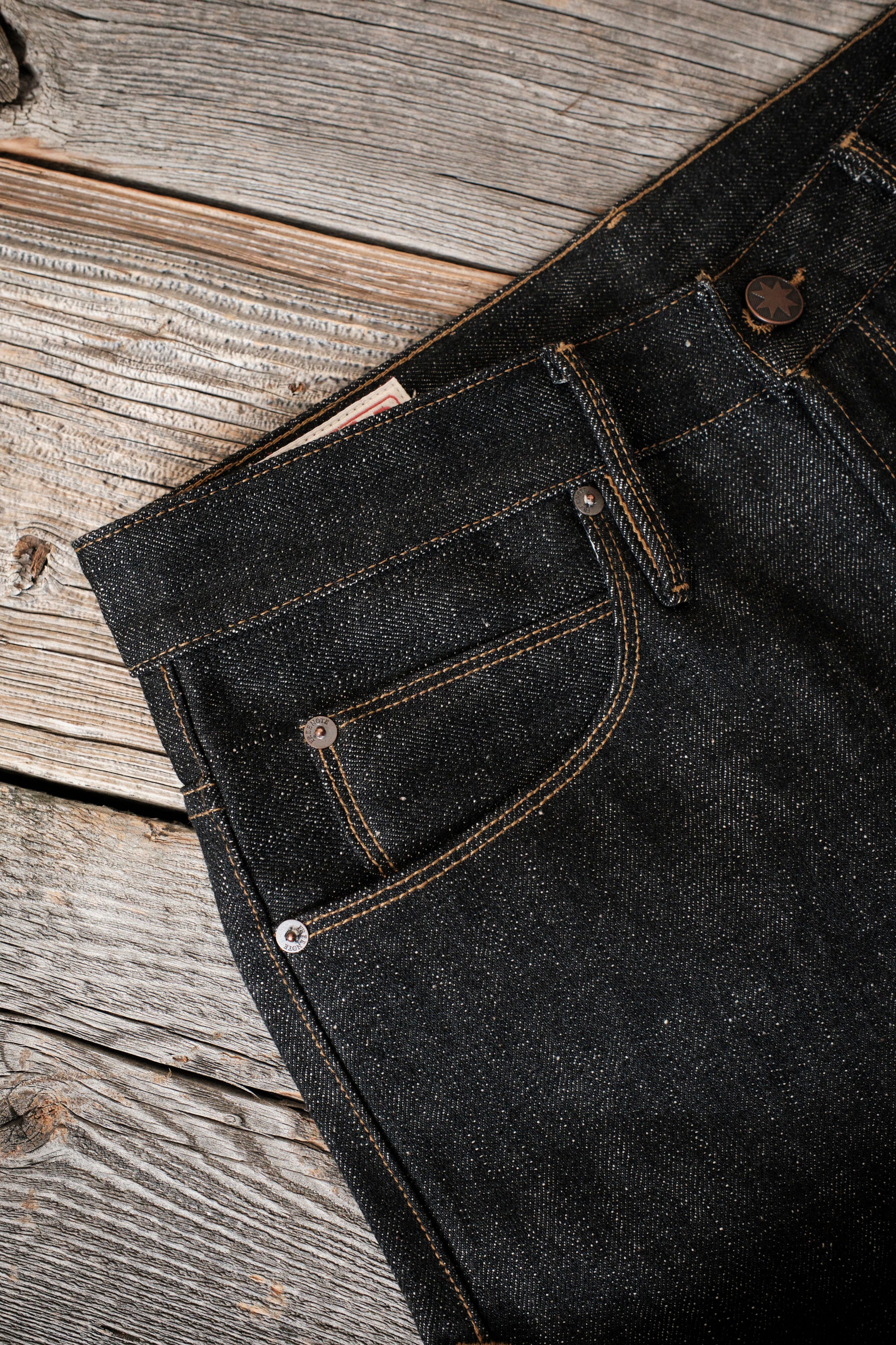 Belford Straight <span>17 Ounce Black White Denim</span>