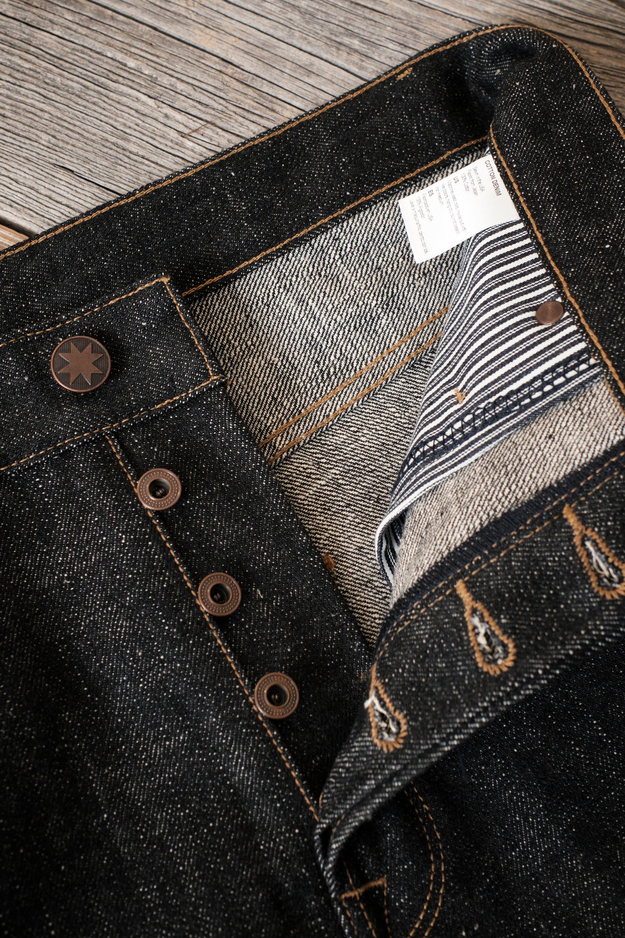 Belford Straight <span>17 Ounce Black White Denim</span>