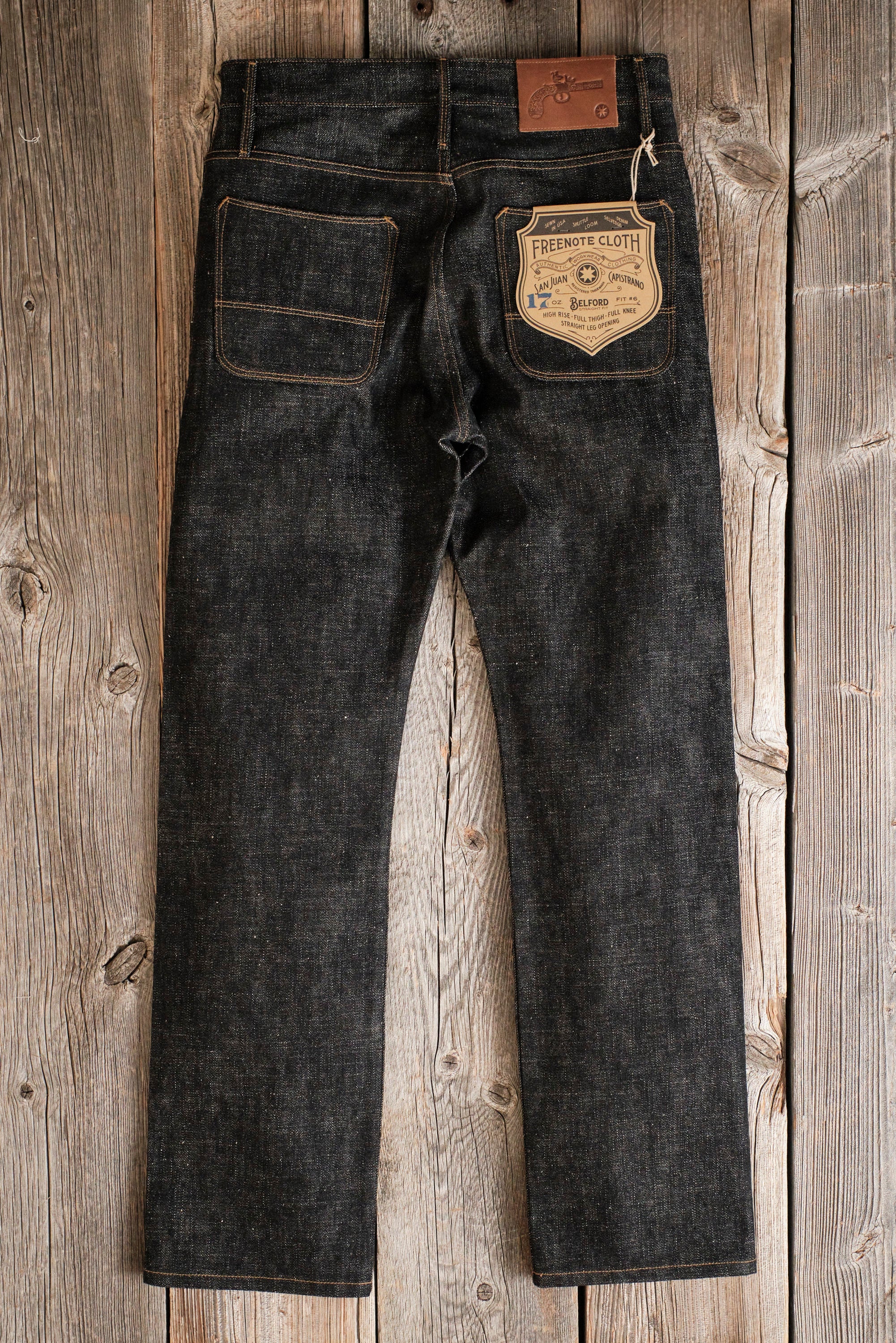 Belford Straight <span>17 Ounce Black White Denim</span>