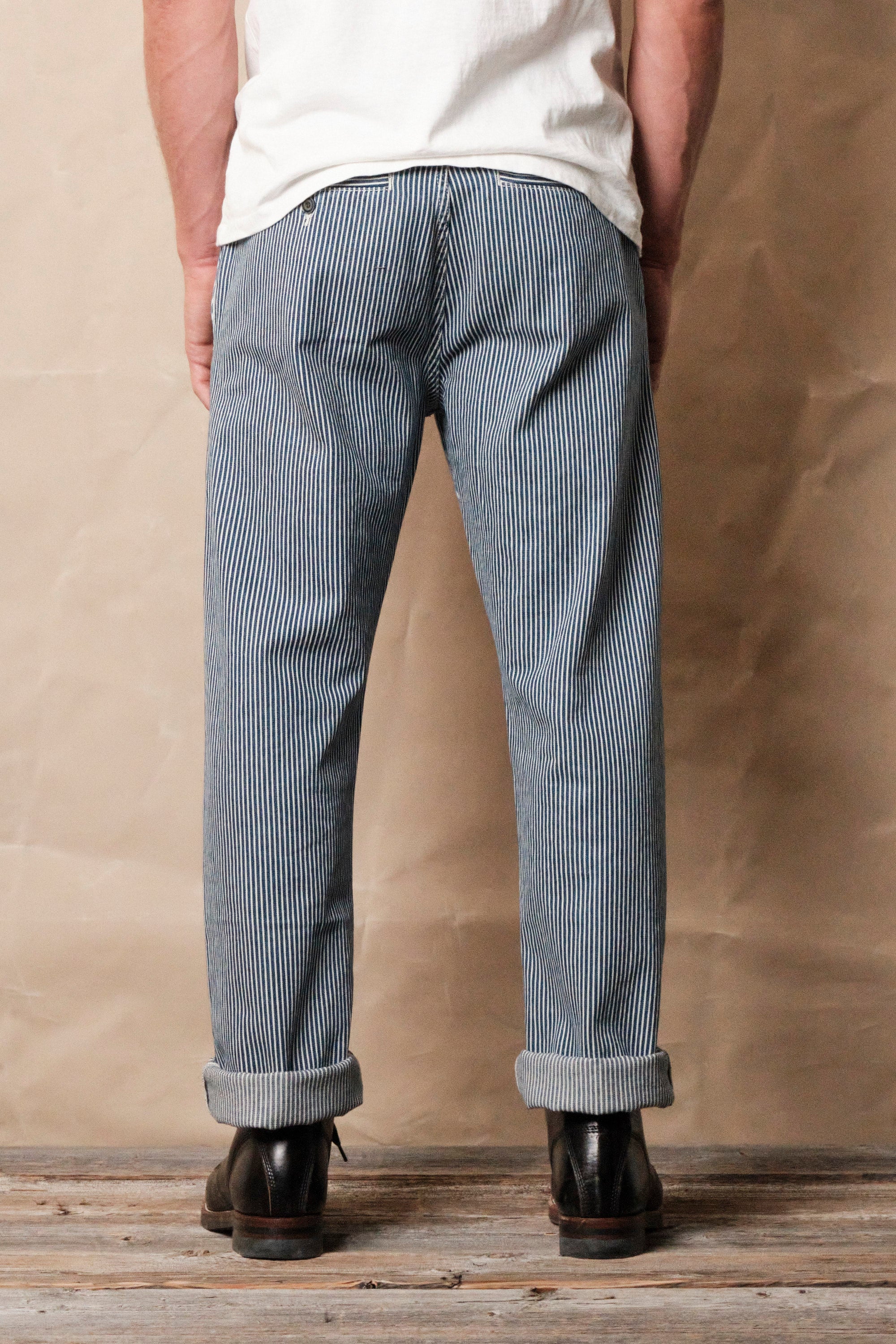 Deck Pant Indigo Stripe