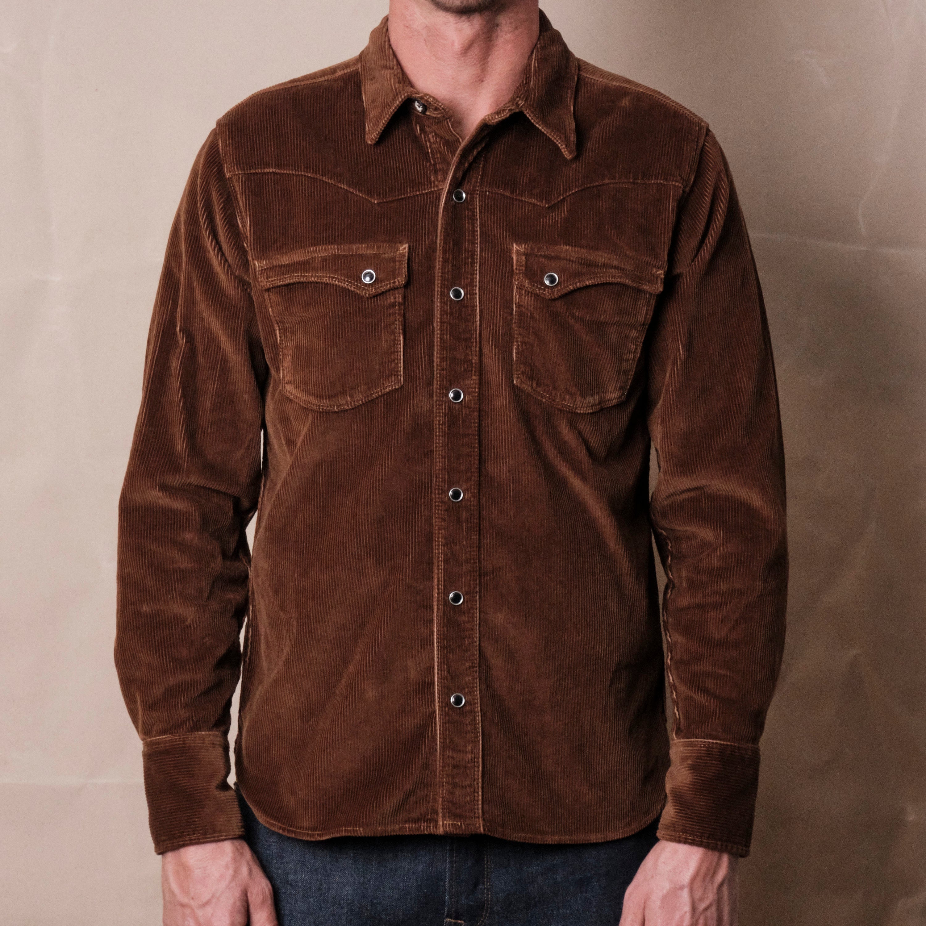 Calico Brown Corduroy