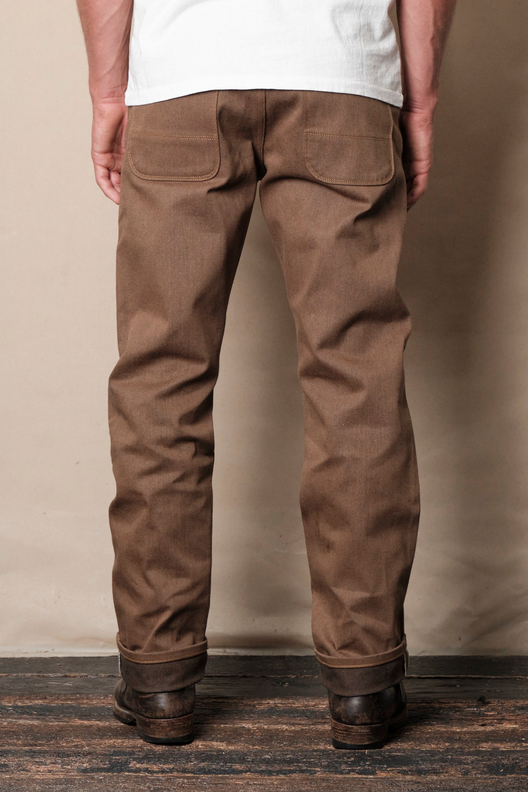 Belford Straight <span>15 ounce Brown Denim</span>