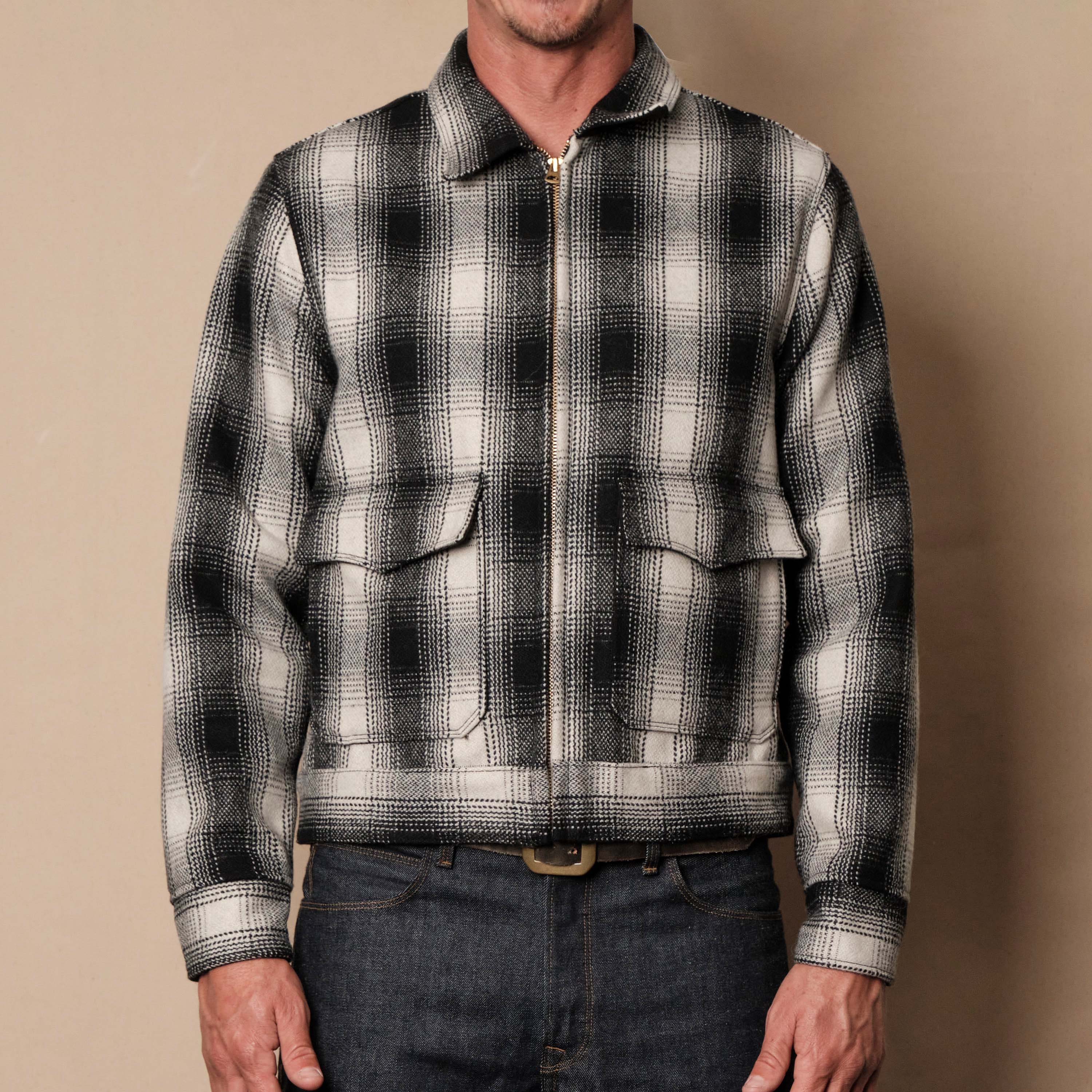 Alcorn Wool White Plaid