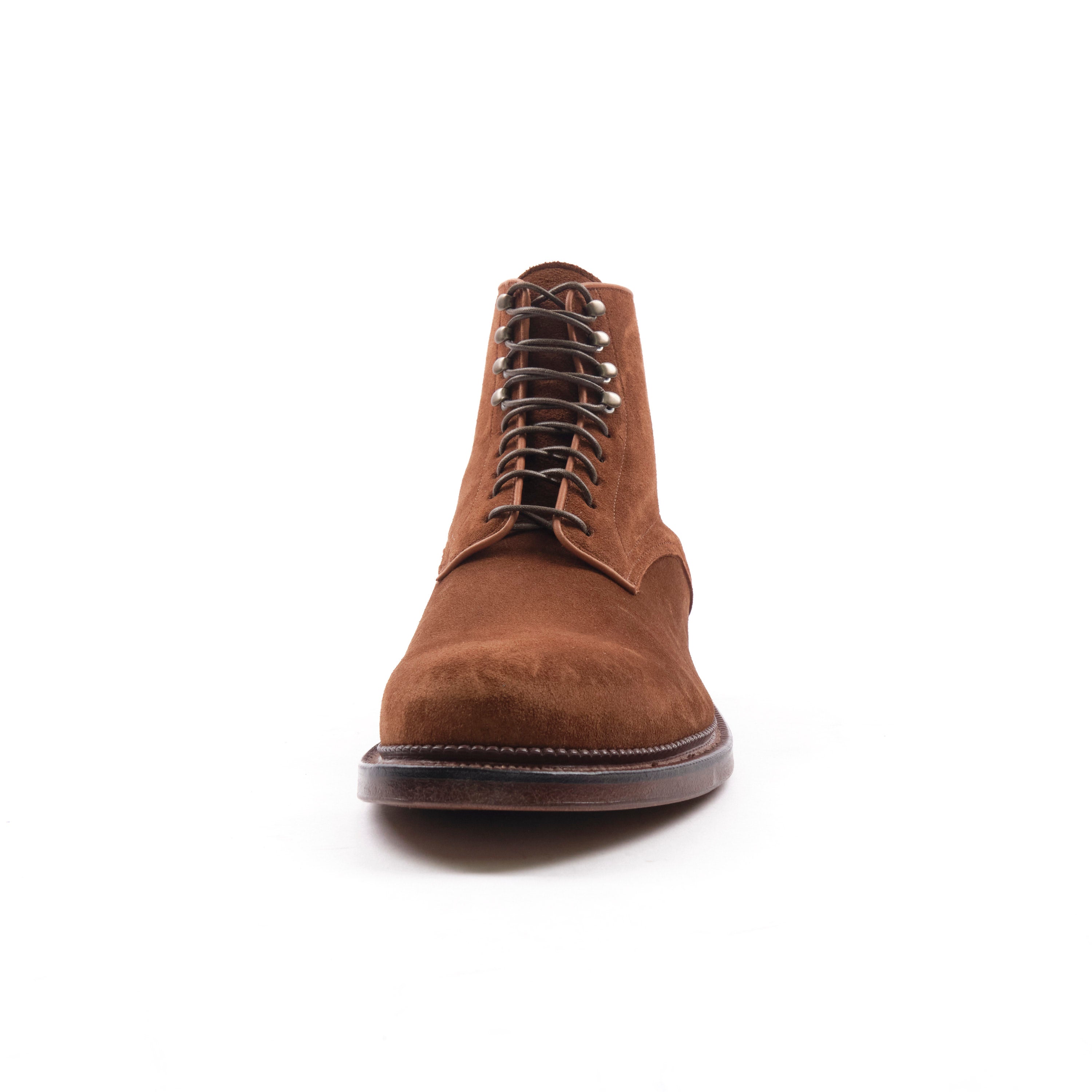 VIBERG 1940 NAVVY BOOT - CHESTNUT JANUS CALF SUEDE