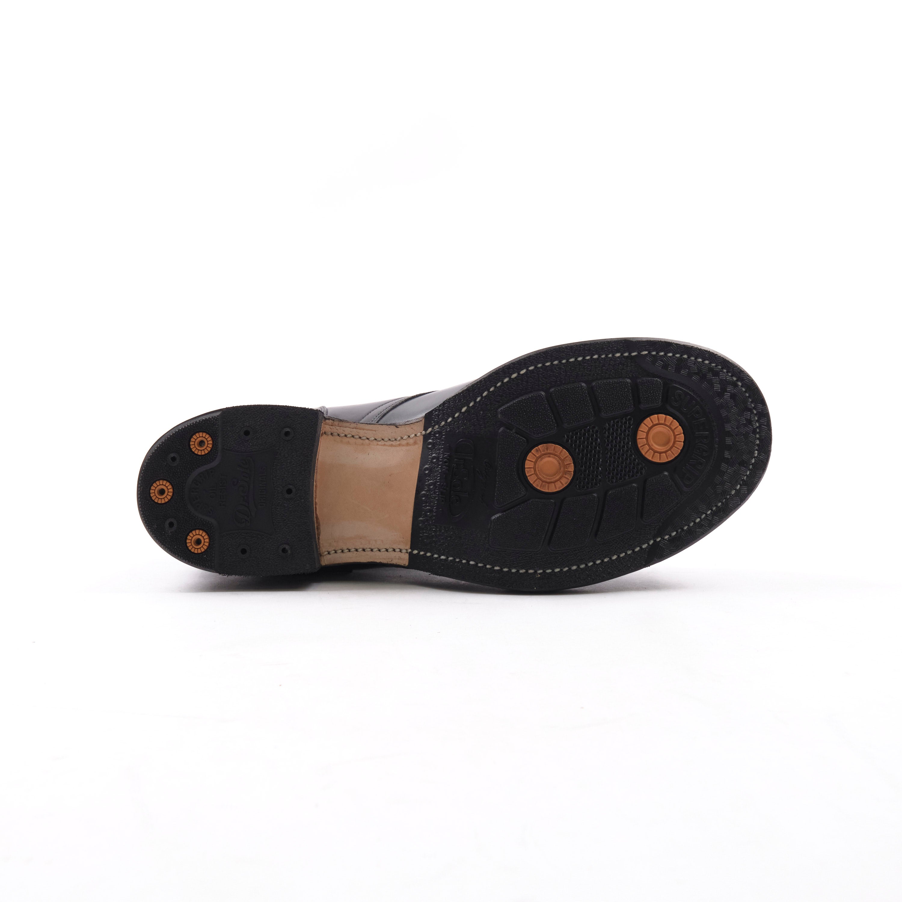 FREENOTE CLOTH X VIBERG SERVICE BOOT - HORWEEN BLACK STRUCK THROUGH CHROMEXCEL
