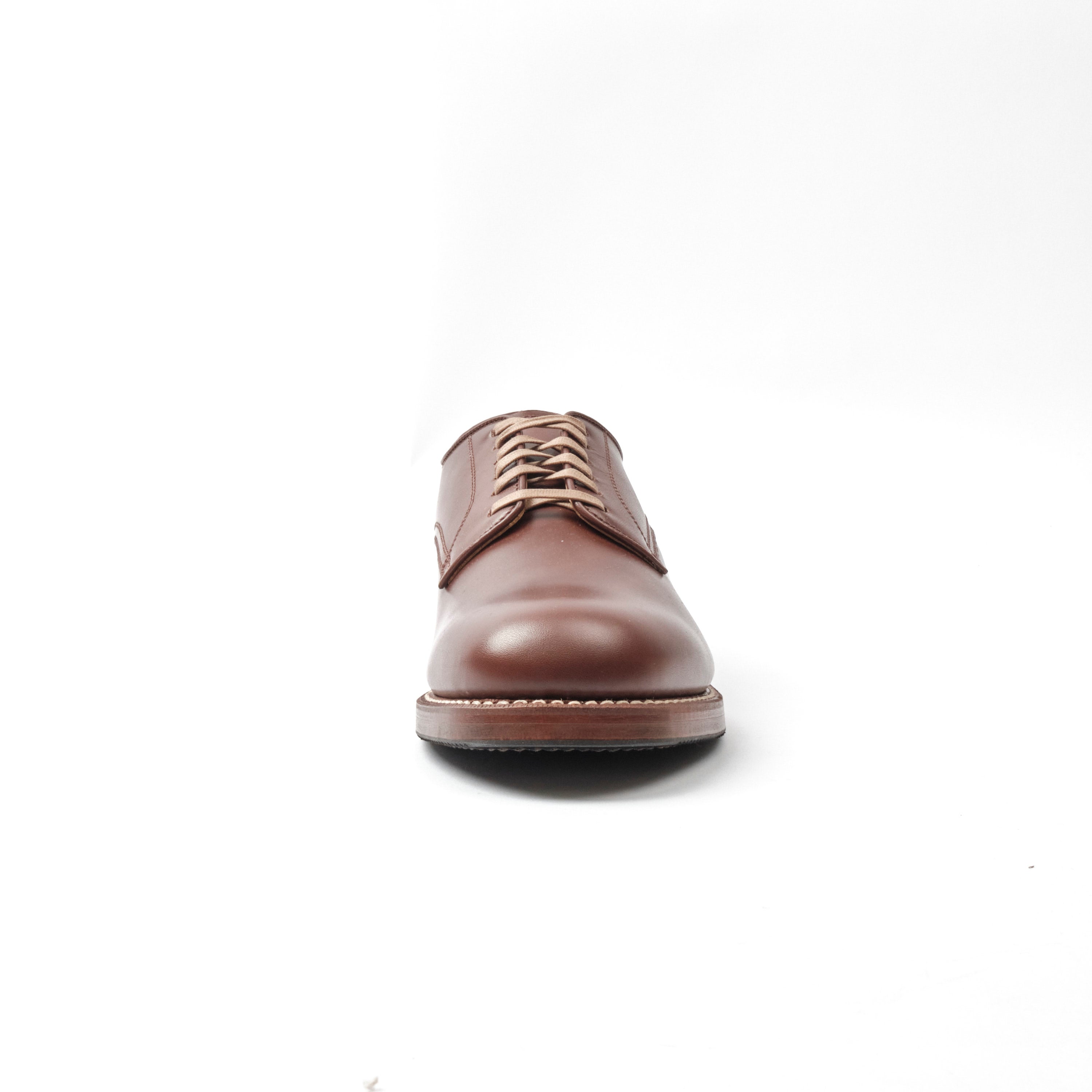 John Lofgren USN Low Quarter Shoes | Calfskin Russet Brown
