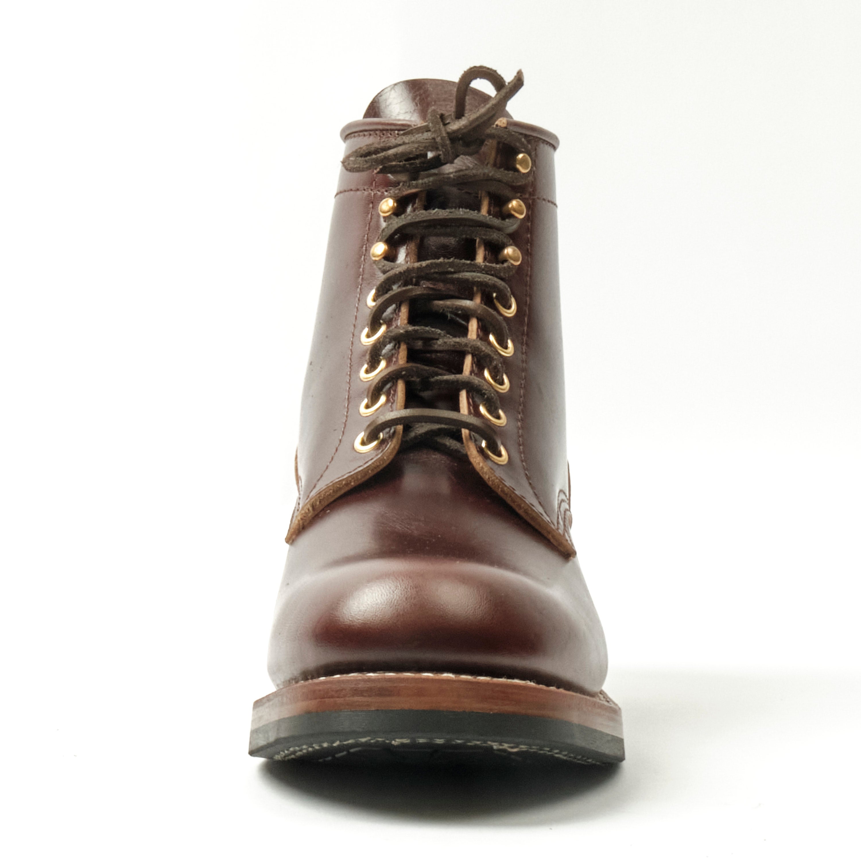 John Lofgren Steel Gang Boots Shinki Hikaku Horsebutt Dark Brown