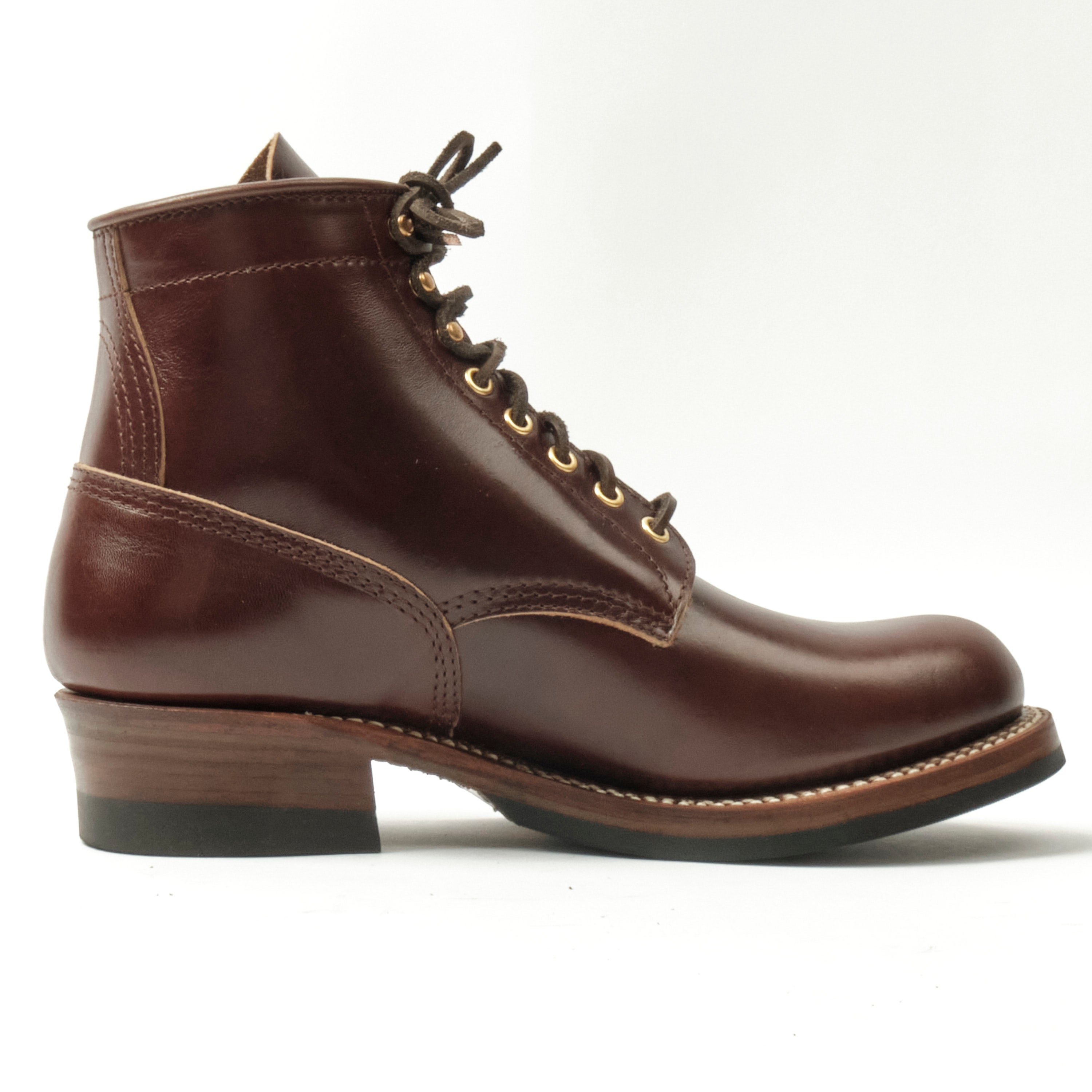 John Lofgren Steel Gang Boots Shinki Hikaku Horsebutt Dark Brown