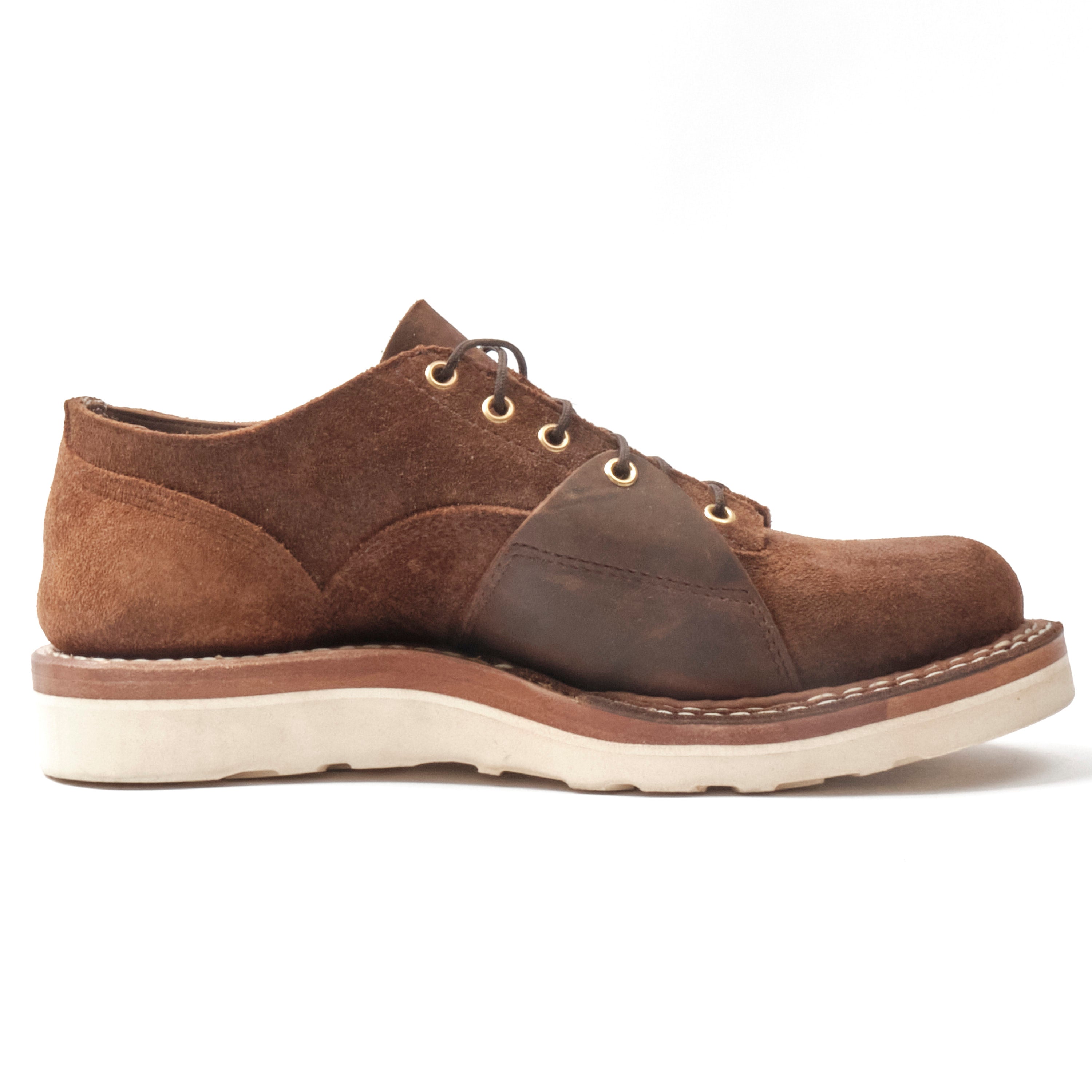 FREENOTE CLOTH X WHITE'S BOOTS - OXFORD LTT - DISTRESSED ROUGHOUT