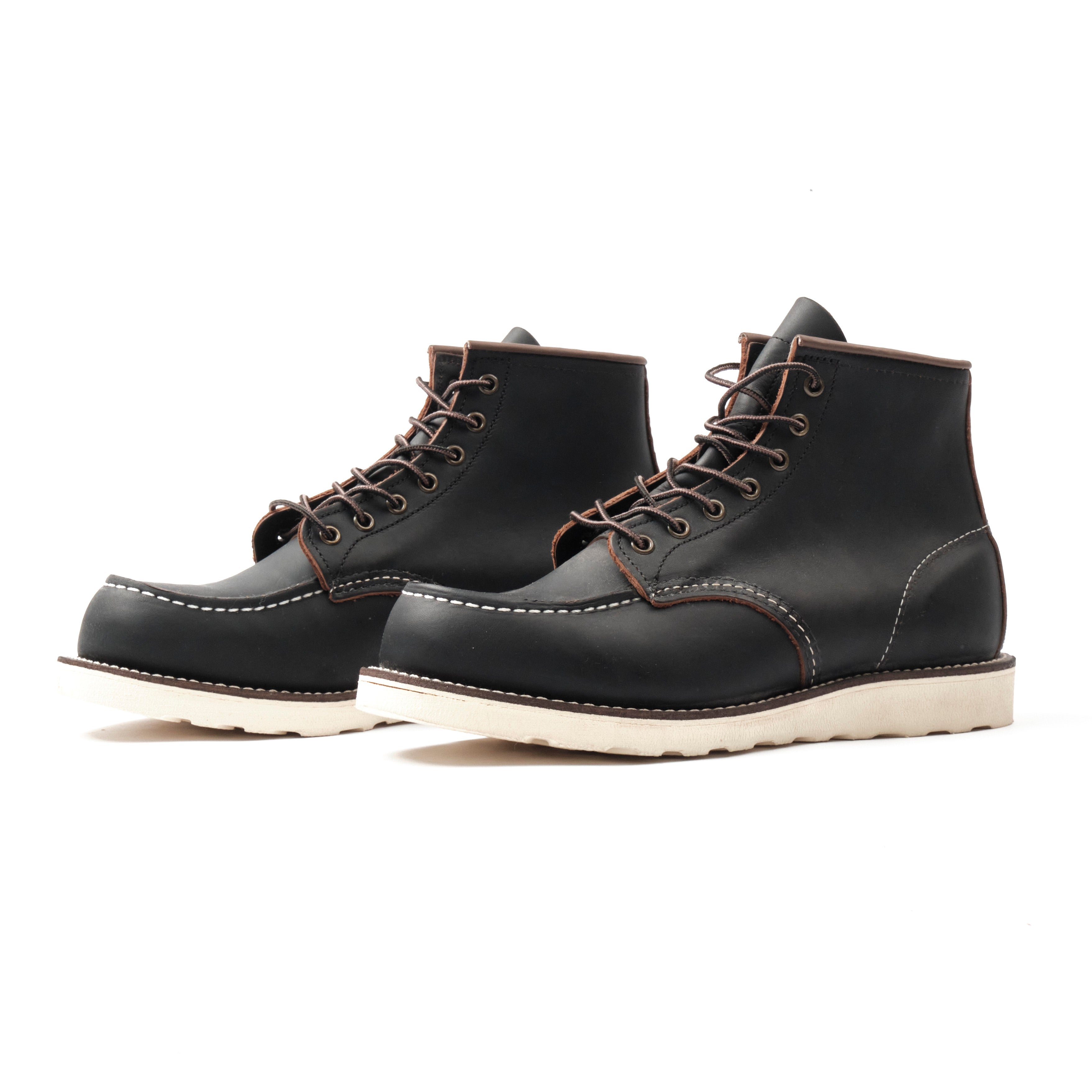 Red Wing Heritage 6" Classic Moc Toe - Black Prairie 8849