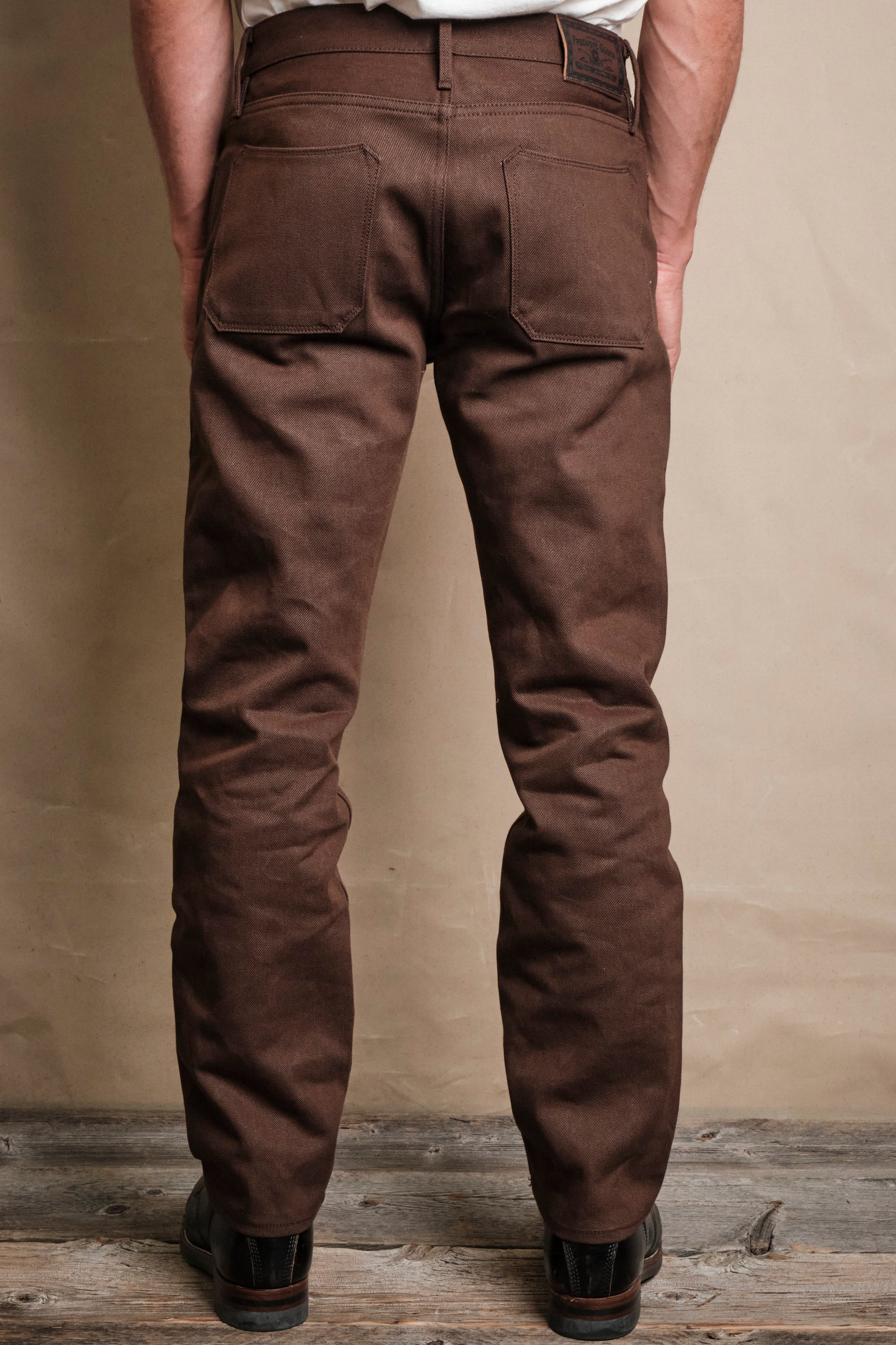 Portola 15 Ounce Dark Brown Denim