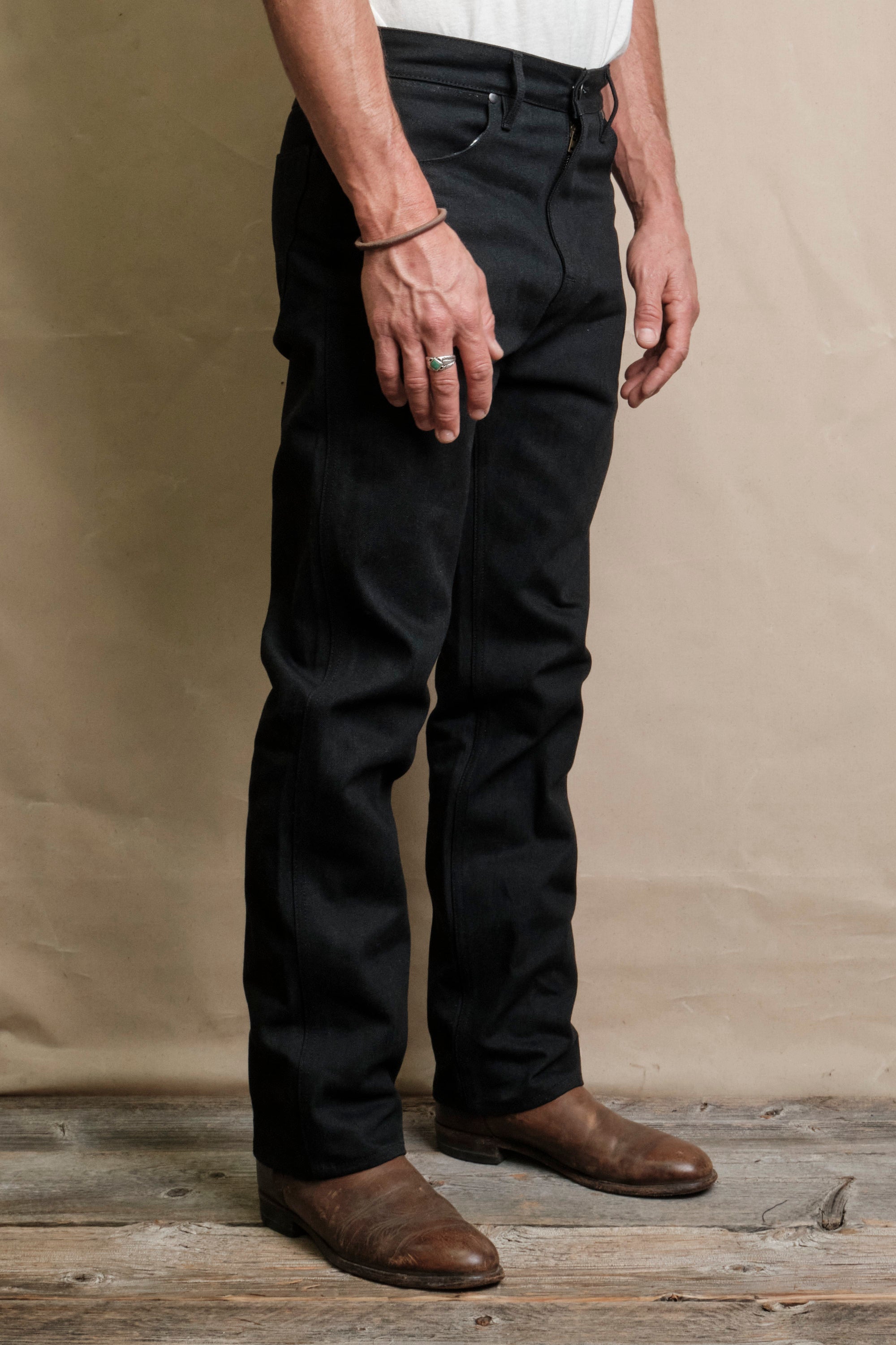 Wilkes Western <span>raw 14.25 Ounce Black Grey </span>