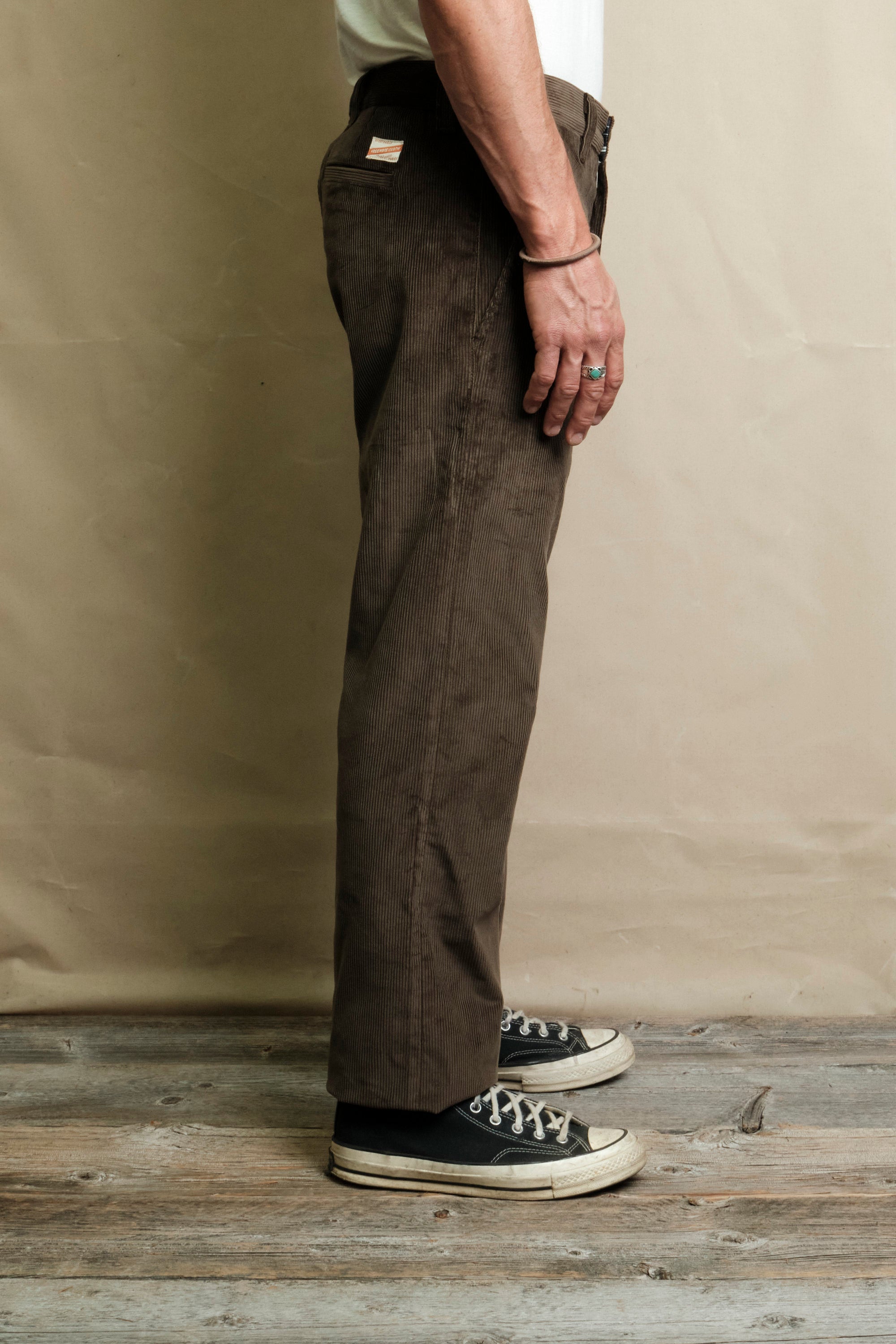 Deck Pant Olive Corduroy