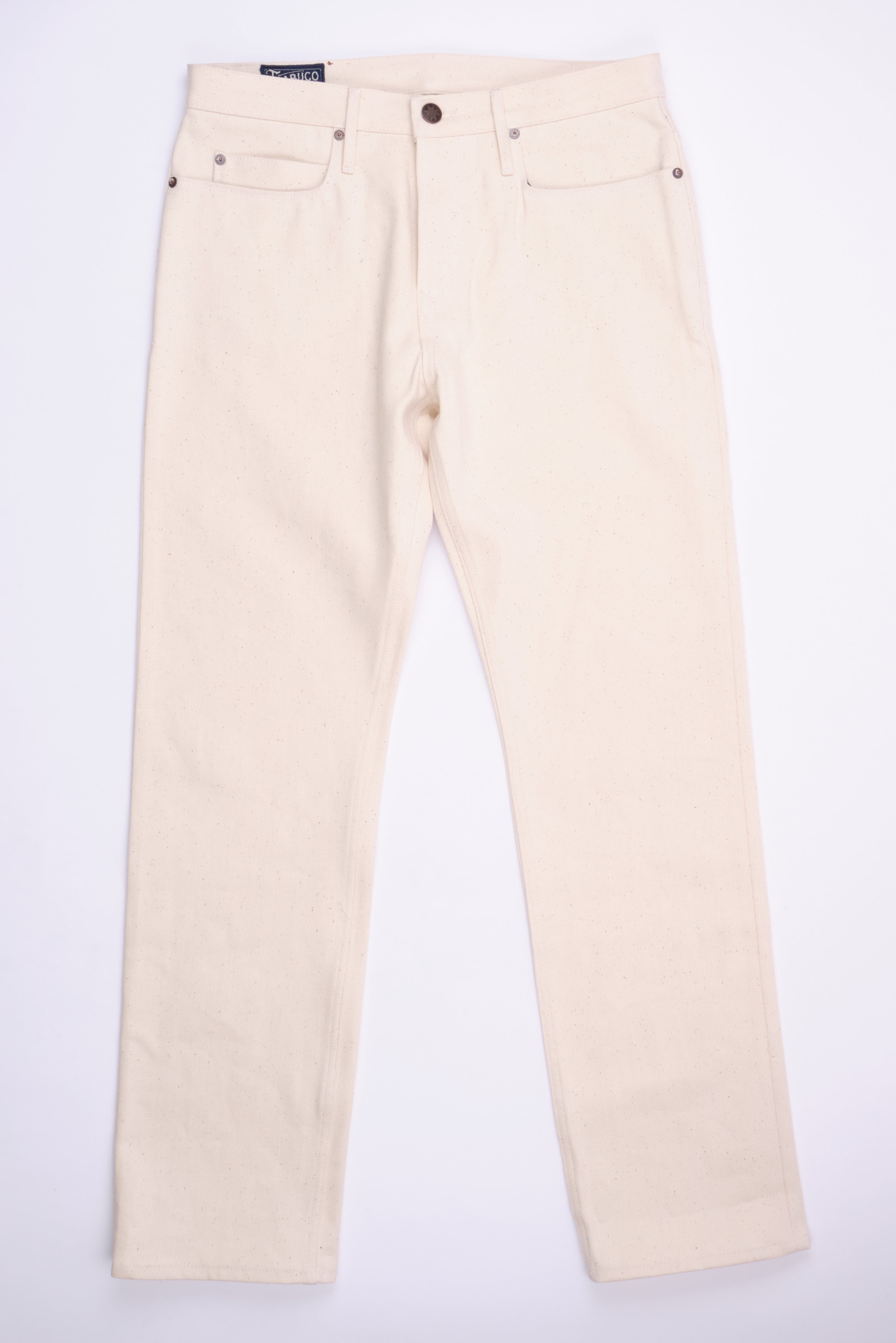 Trabuco Classic Straight <span> 14 Ounce Ecru Denim </span>