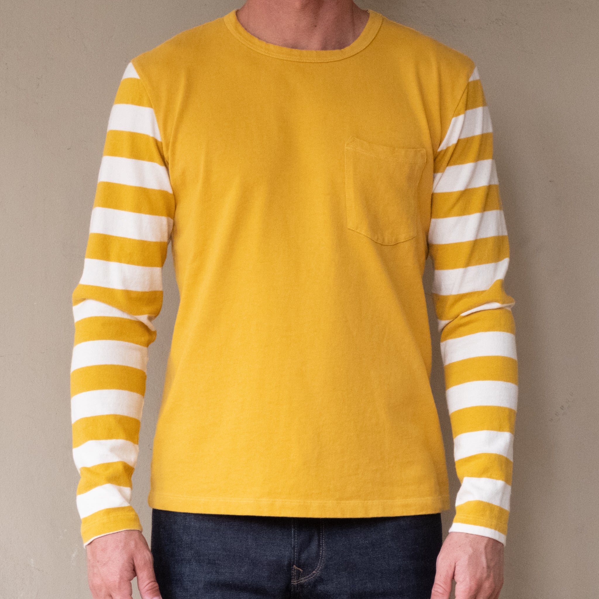 Shifter L/S Tee Mustard Combo