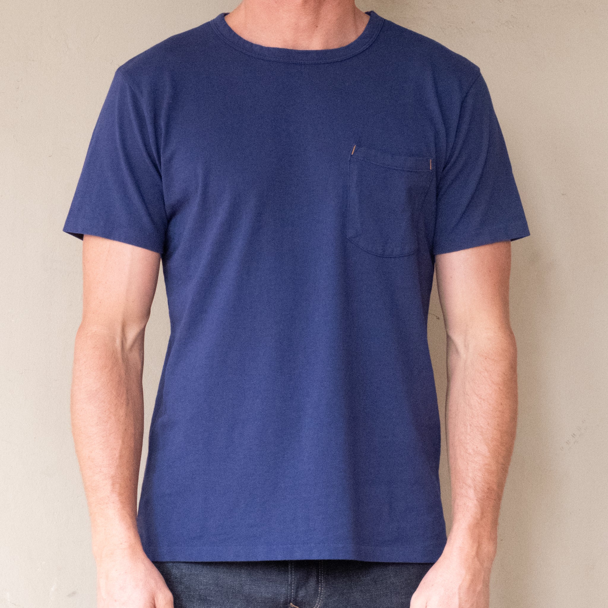 9 Ounce Pocket T-Shirt Navy