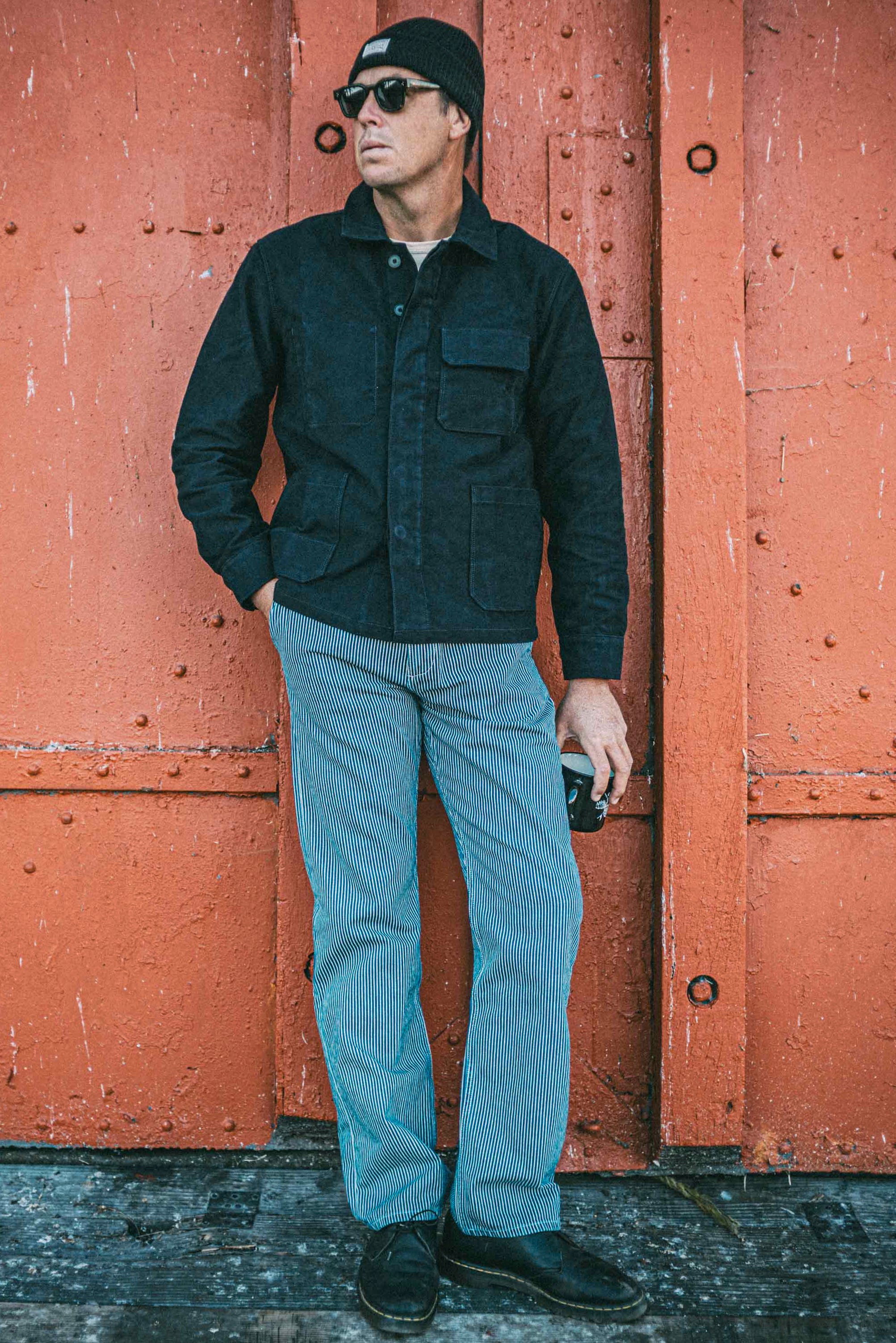 Deck Pant Indigo Stripe