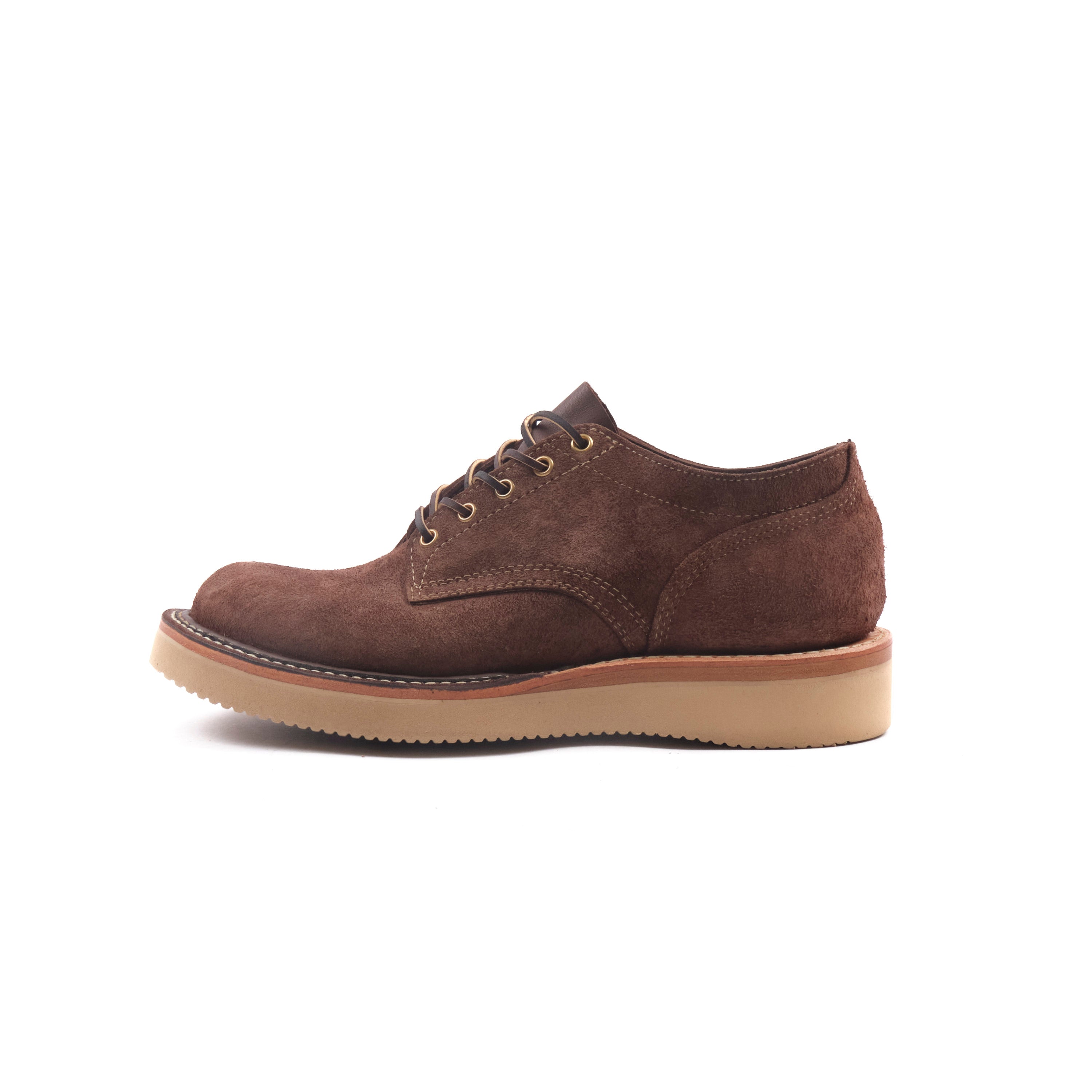 PRE ORDER - FREENOTE CLOTH X WHITE'S BOOTS - 9338 LAST OXFORD - SIEDEL TANNERY BROWN ROUGHOUT