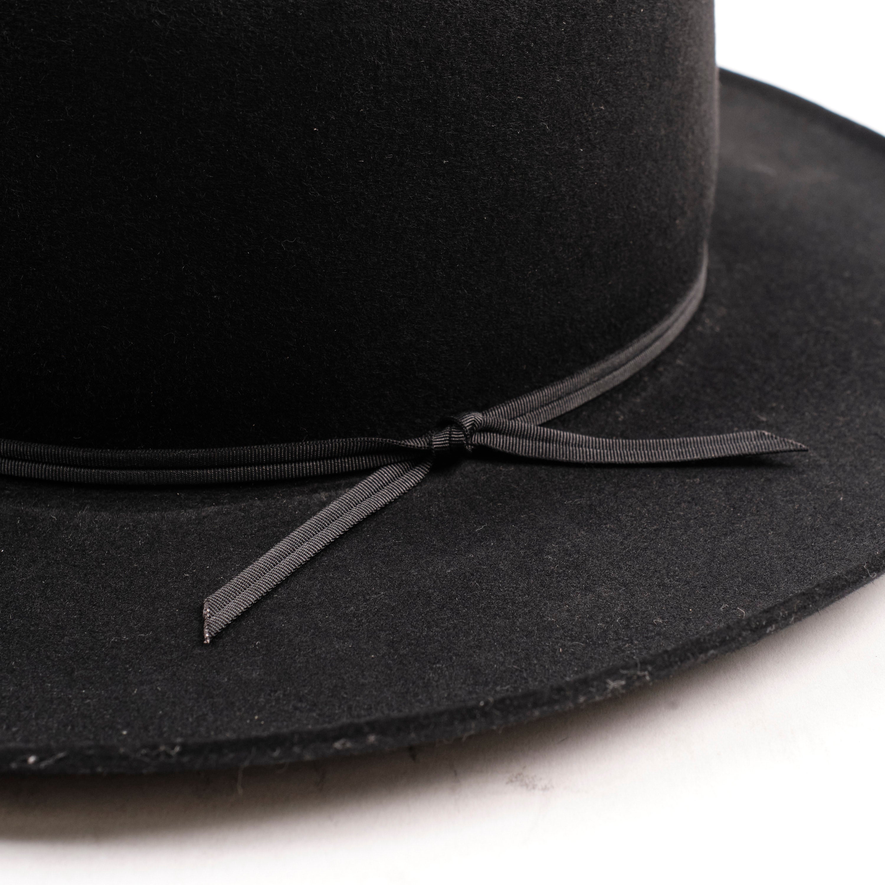 Bowman Hat Co. x Freenote Cloth Black - Western Gentlemen Black