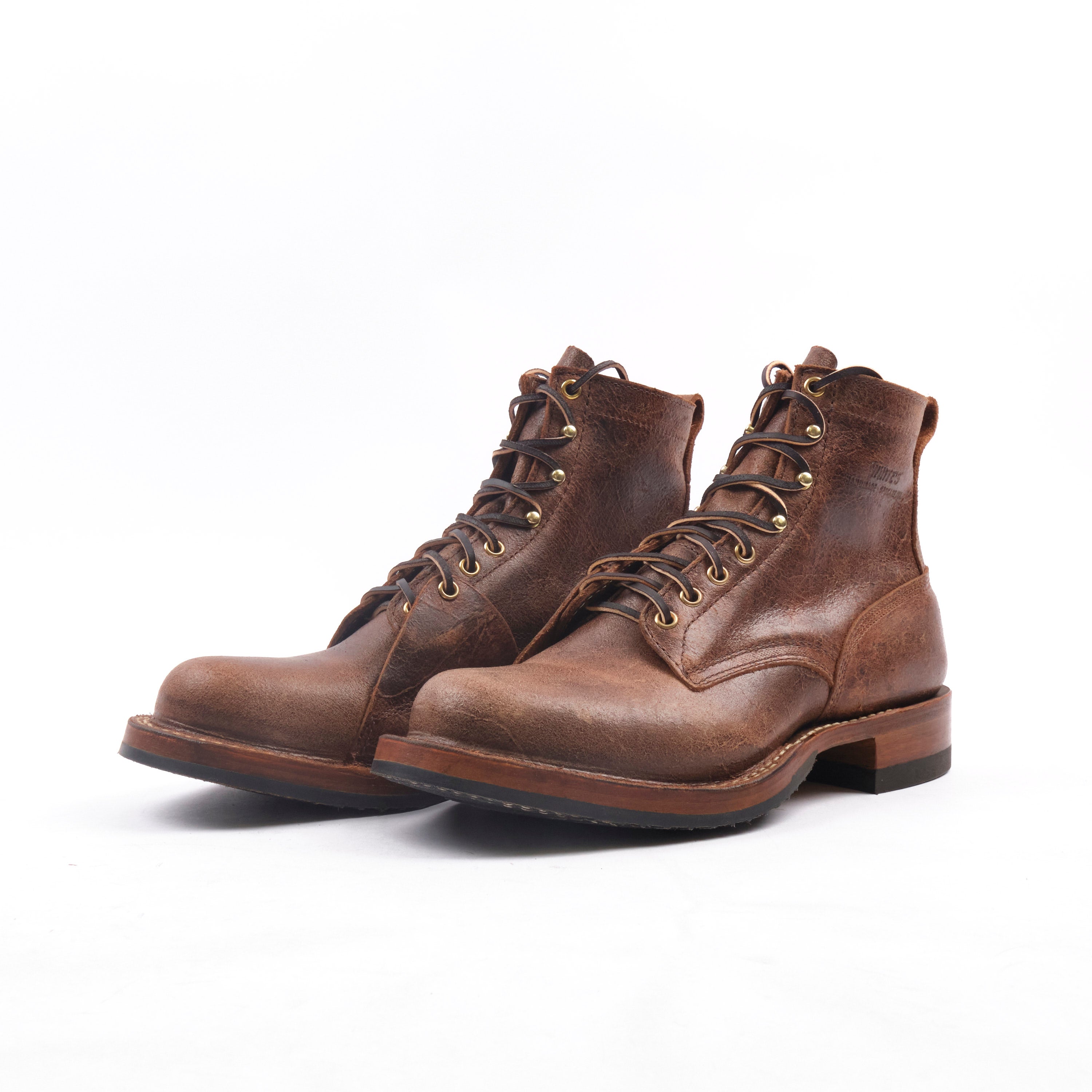 PRE ORDER - FREENOTE CLOTH X WHITE'S BOOTS - 55 LAST CRUISER BOOT - "CRAZY COW" URBAN BROWN