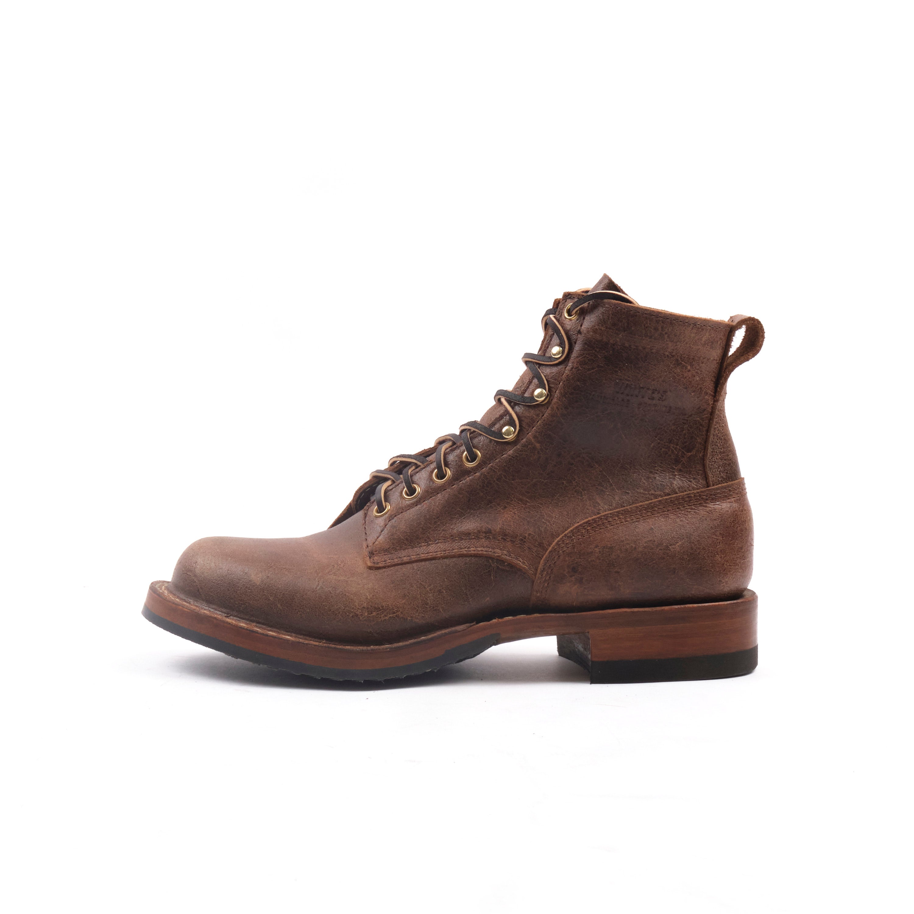 PRE ORDER - FREENOTE CLOTH X WHITE'S BOOTS - 55 LAST CRUISER BOOT - "CRAZY COW" URBAN BROWN
