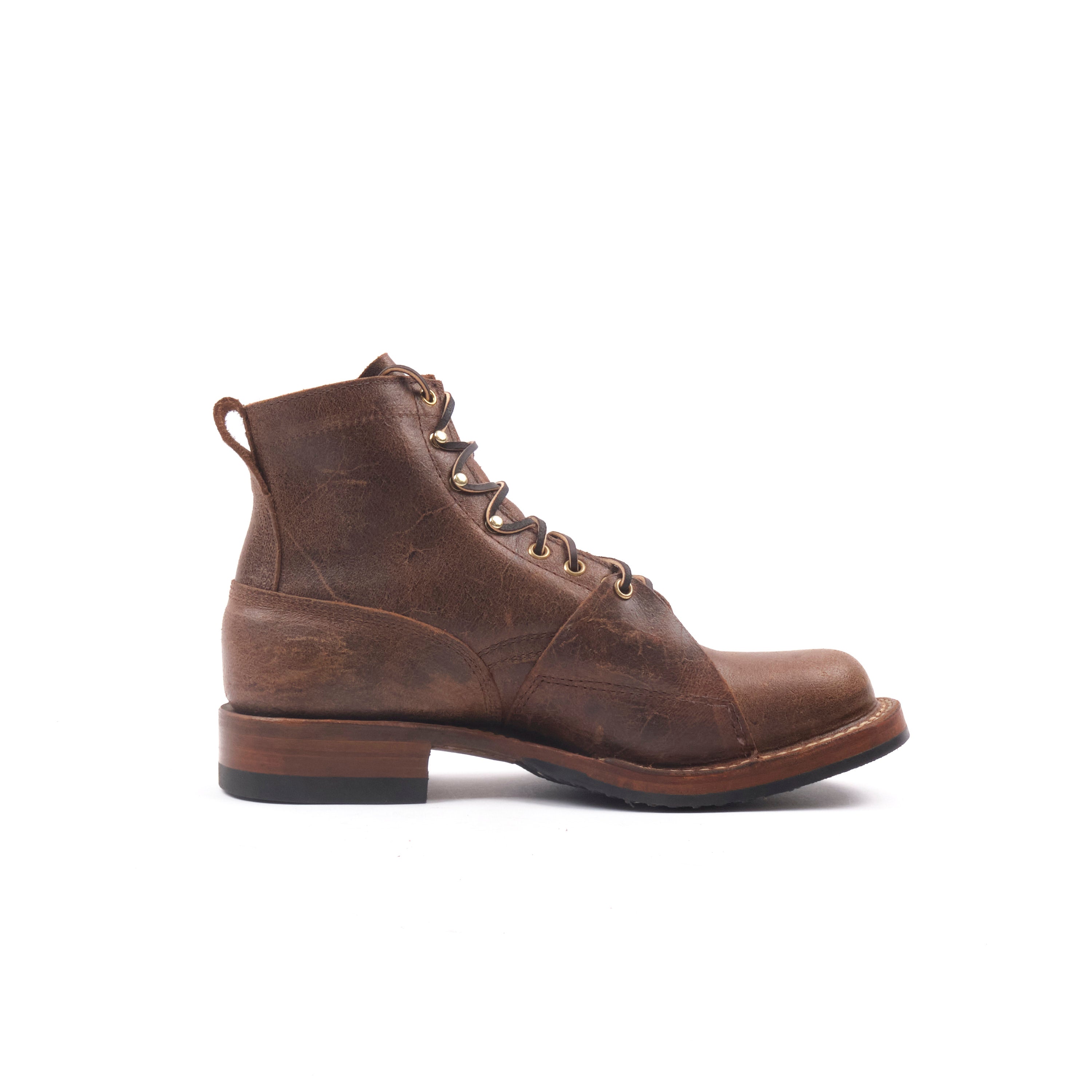 PRE ORDER - FREENOTE CLOTH X WHITE'S BOOTS - 55 LAST CRUISER BOOT - "CRAZY COW" URBAN BROWN