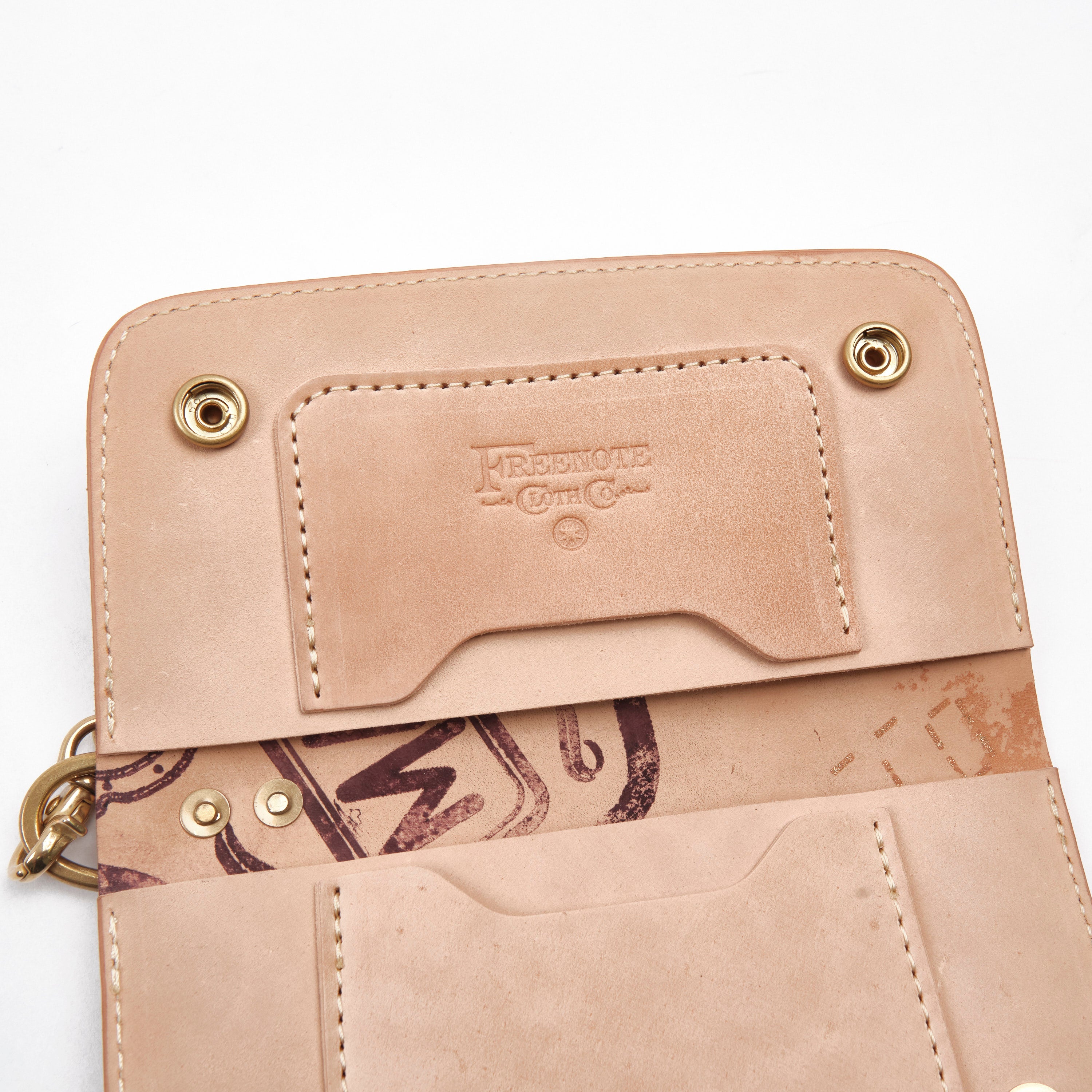 GOLDEN AGE SUPPLY CO. - MARYAM SHELL CORDOVAN UNGLAZED NATURAL - TRUCKER WALLET