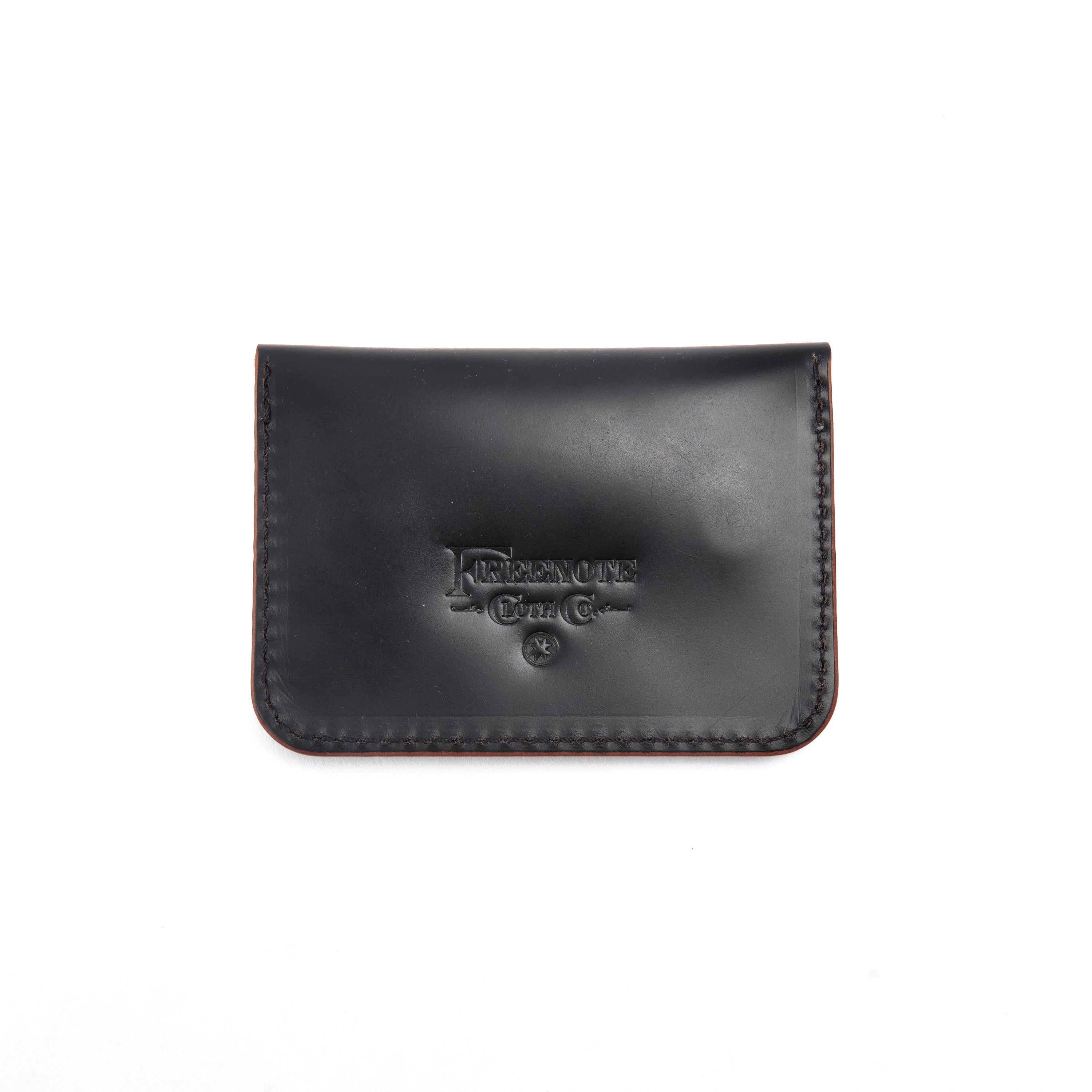 GOLDEN AGE SUPPLY CO. - MARYAM SHELL CORDOVAN NERO - SMALL TRUCKER WALLET