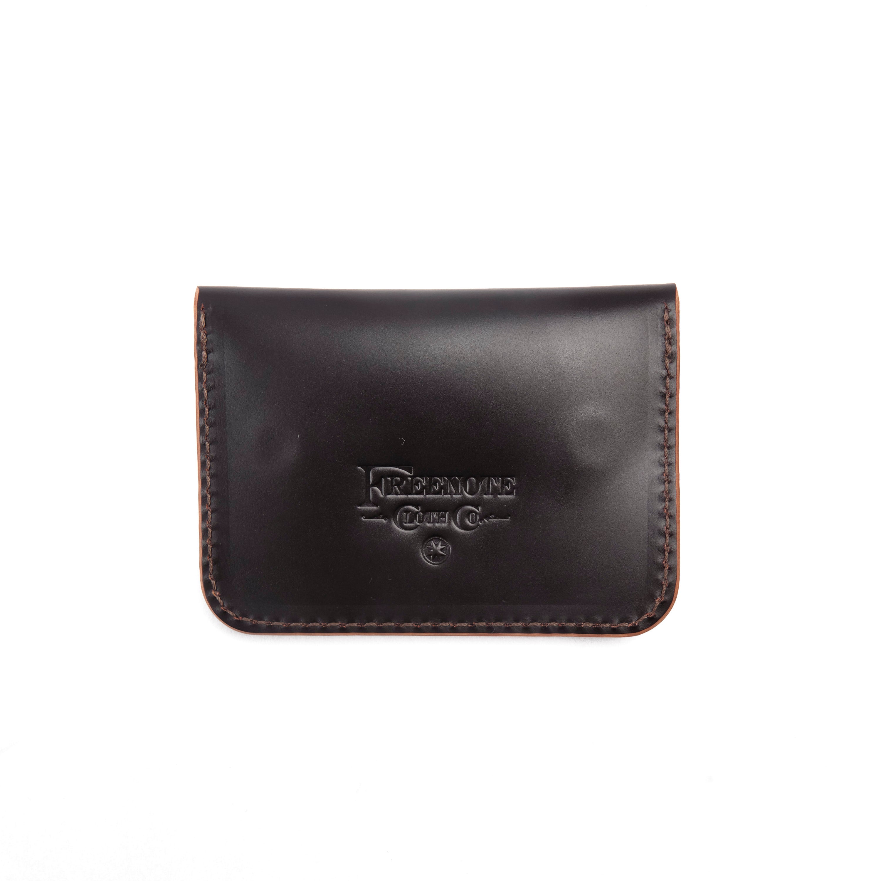 GOLDEN AGE SUPPLY CO. - MARYAM SHELL CORDOVAN BURGUNDY - SMALL TRUCKER WALLET