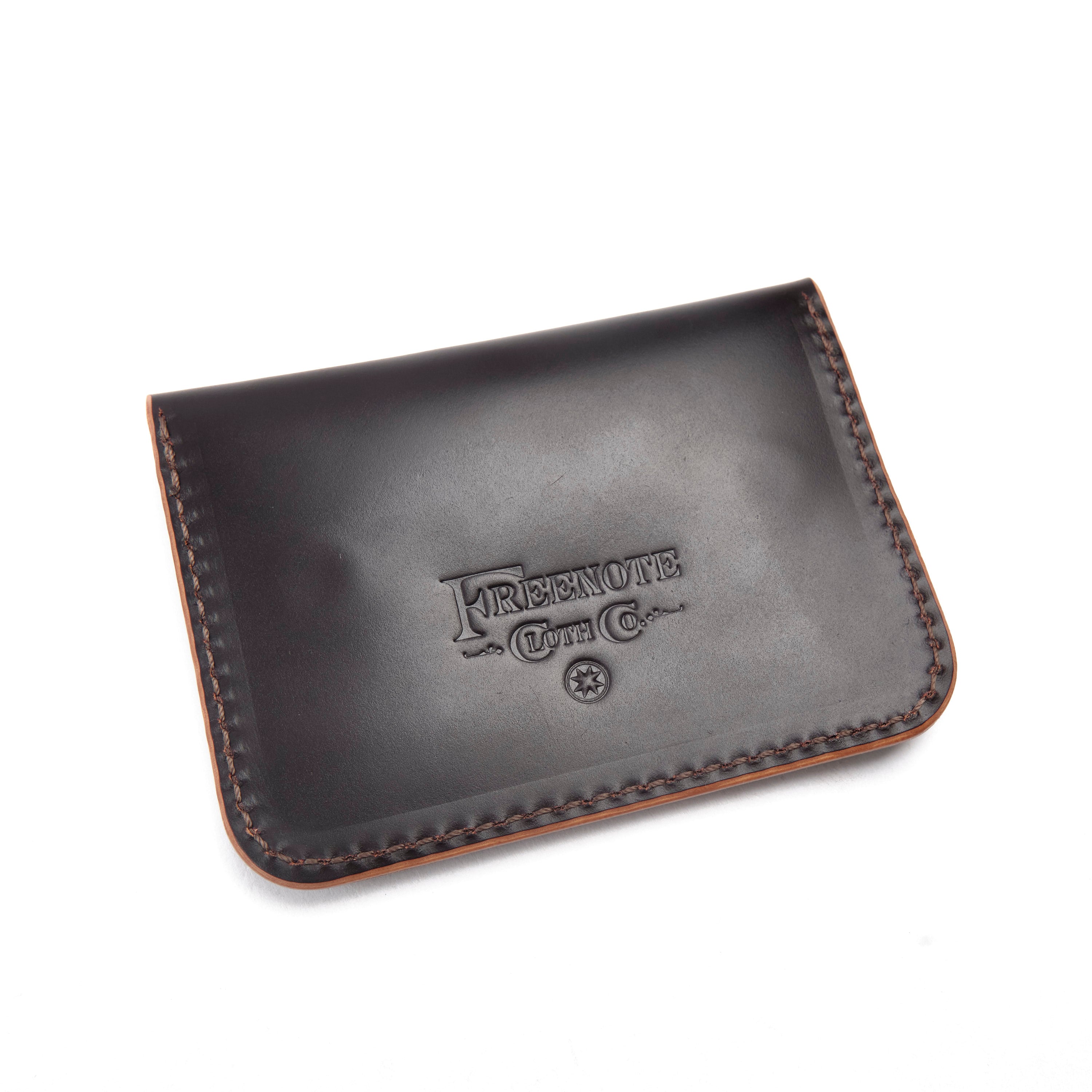GOLDEN AGE SUPPLY CO. - MARYAM SHELL CORDOVAN BURGUNDY - SMALL TRUCKER WALLET