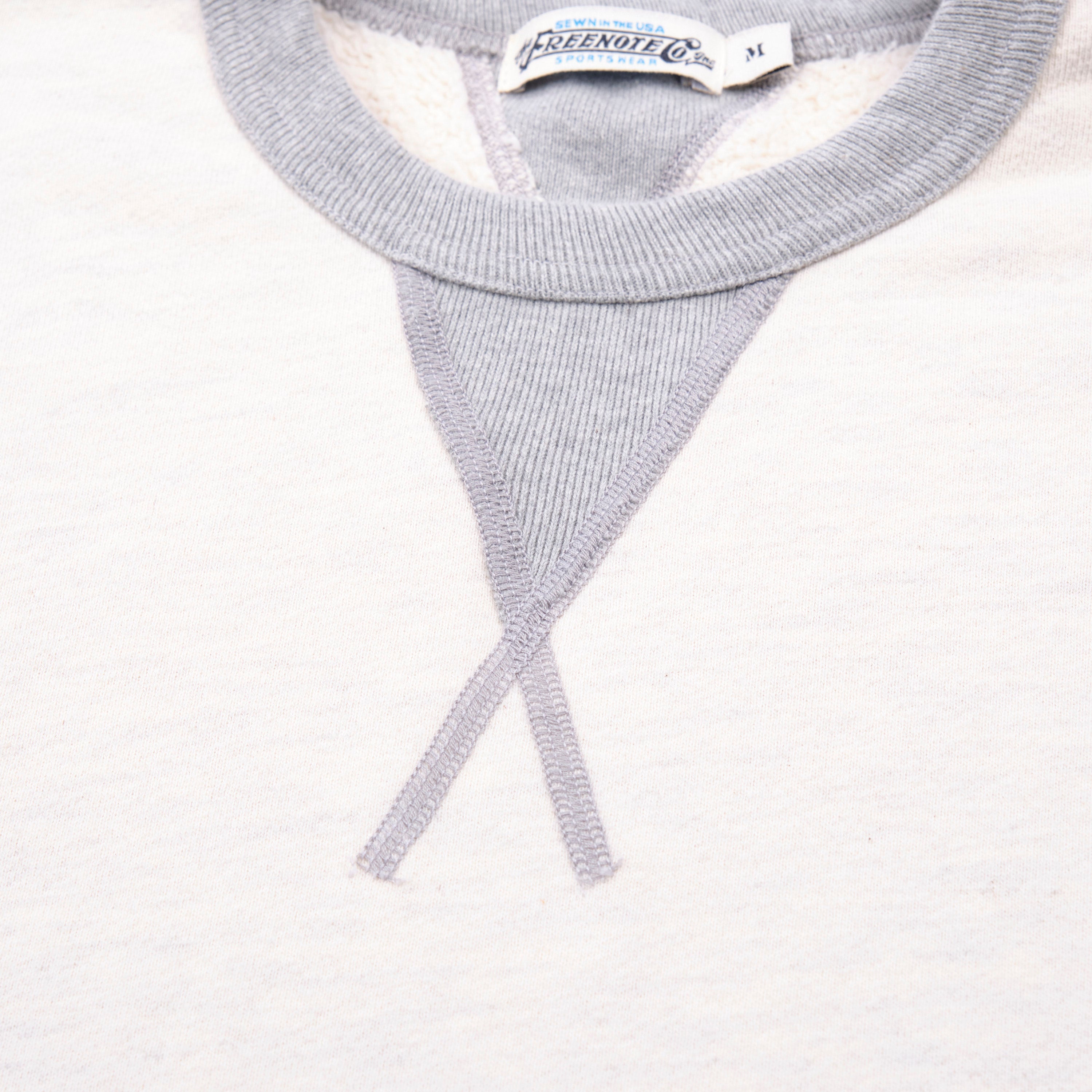 DECK SWEATSHIRT NATURAL COMBO
