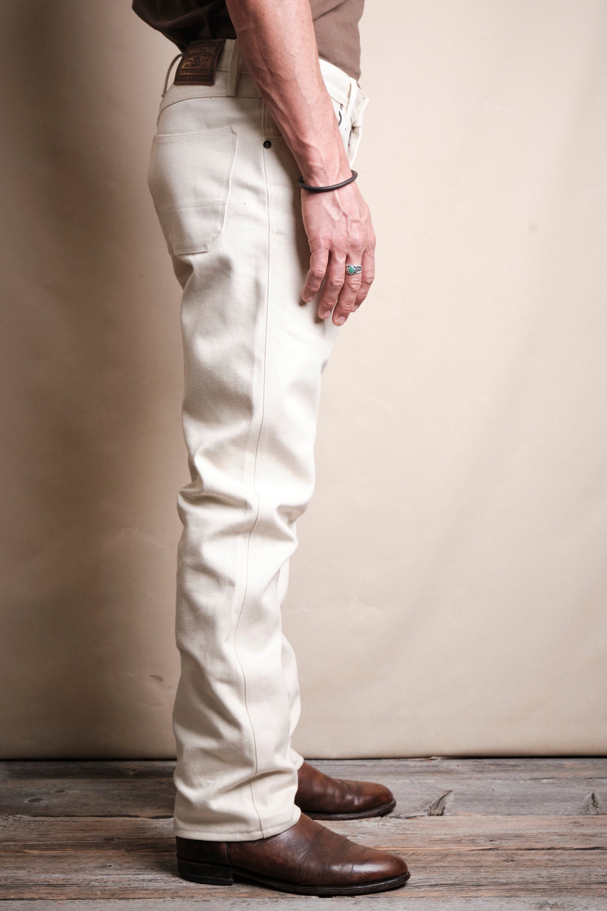 Wilkes Western <span>14 Ounce Ecru Denim </span>