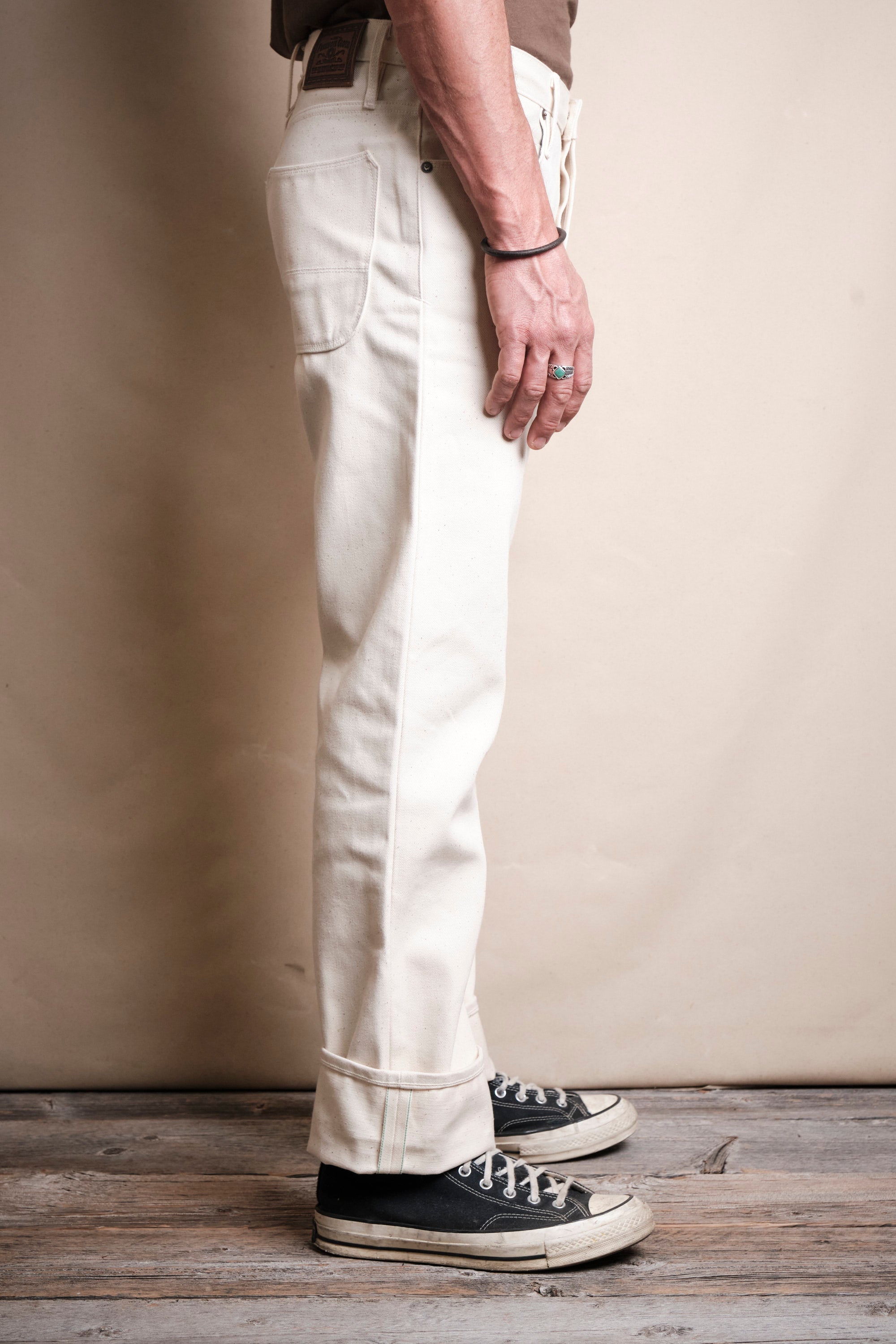 Belford Straight <span>14 Ounce Ecru Denim</span>