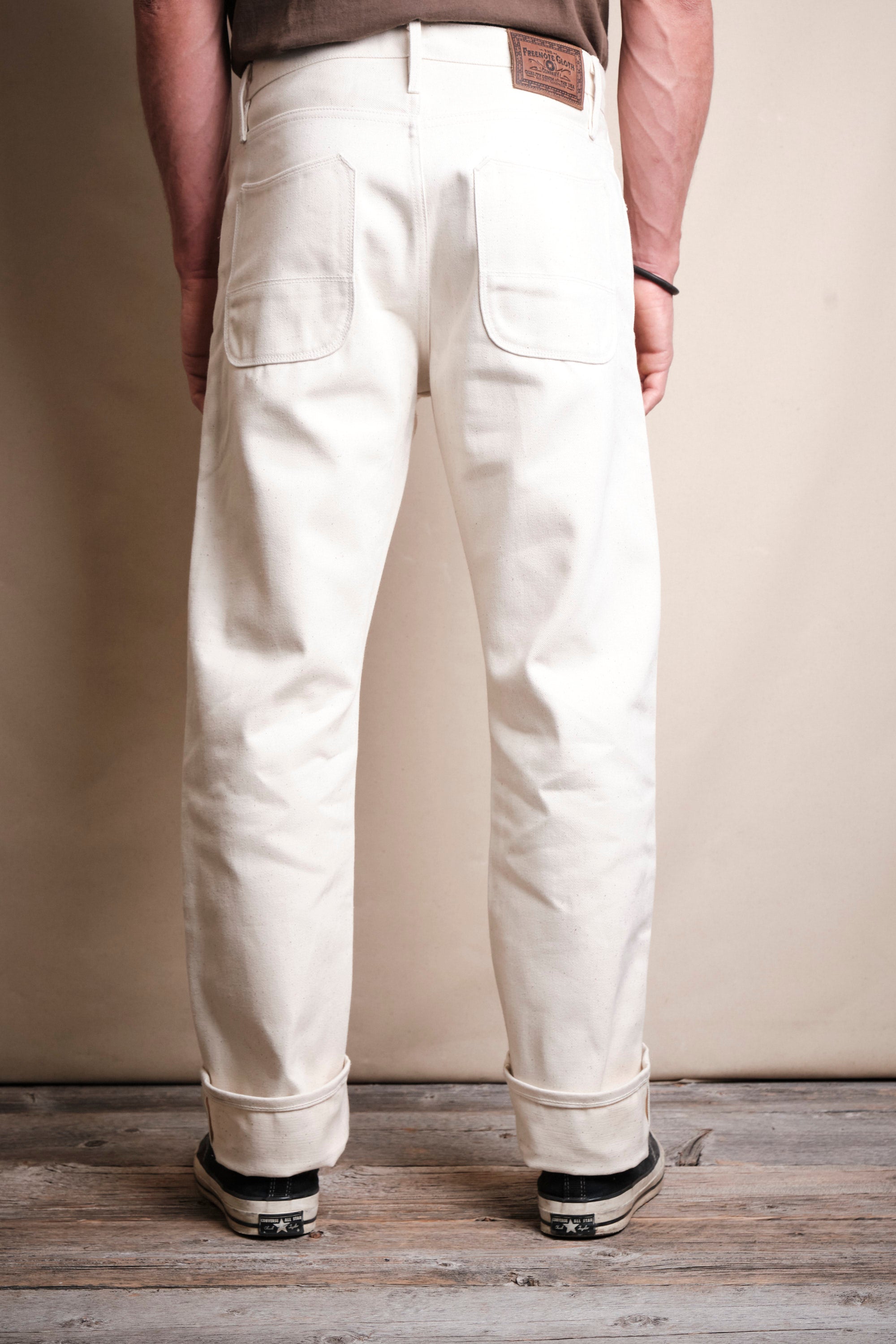 Belford Straight <span>14 Ounce Ecru Denim</span>