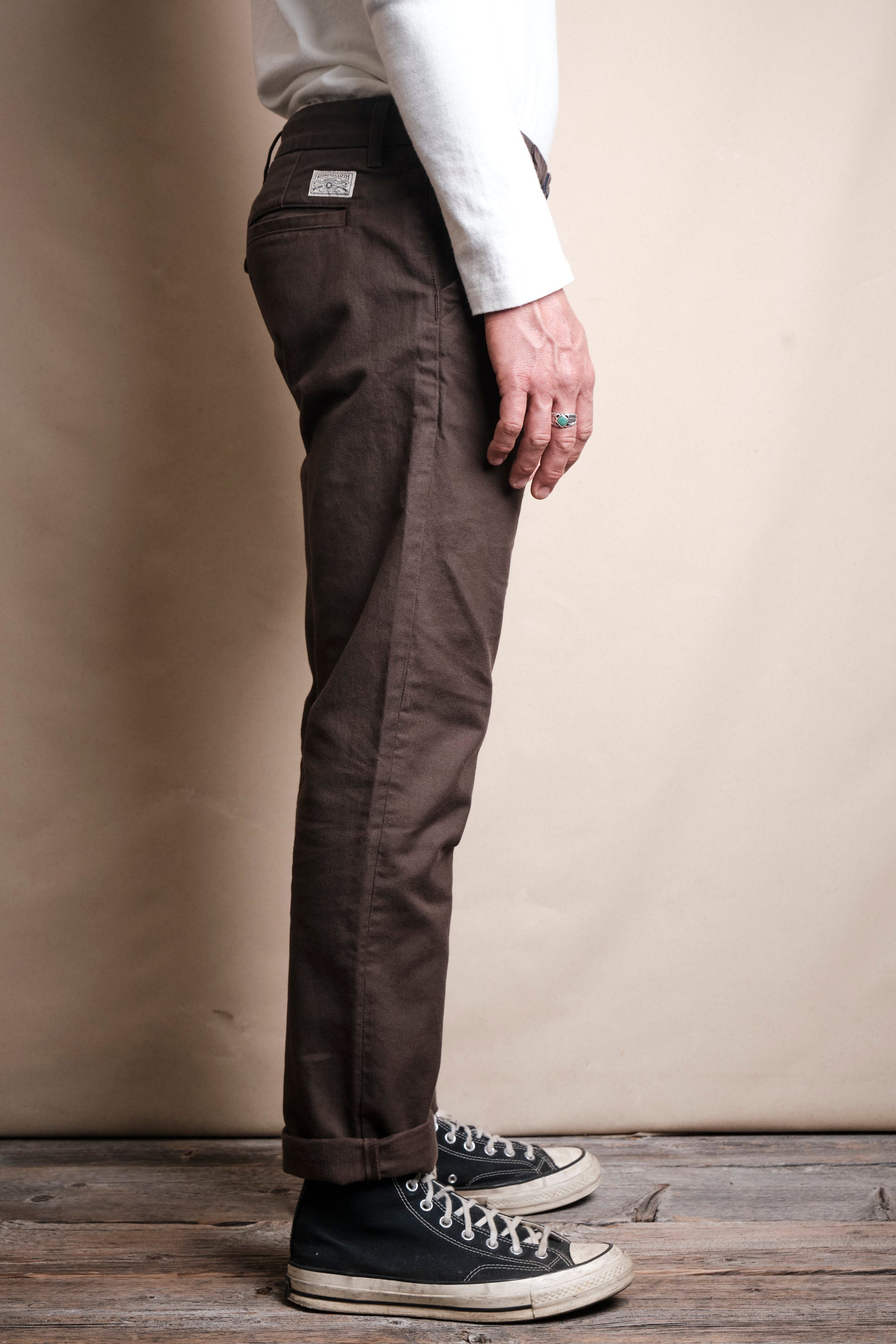 Workers Chino Slim Fit <span> Bark</span>
