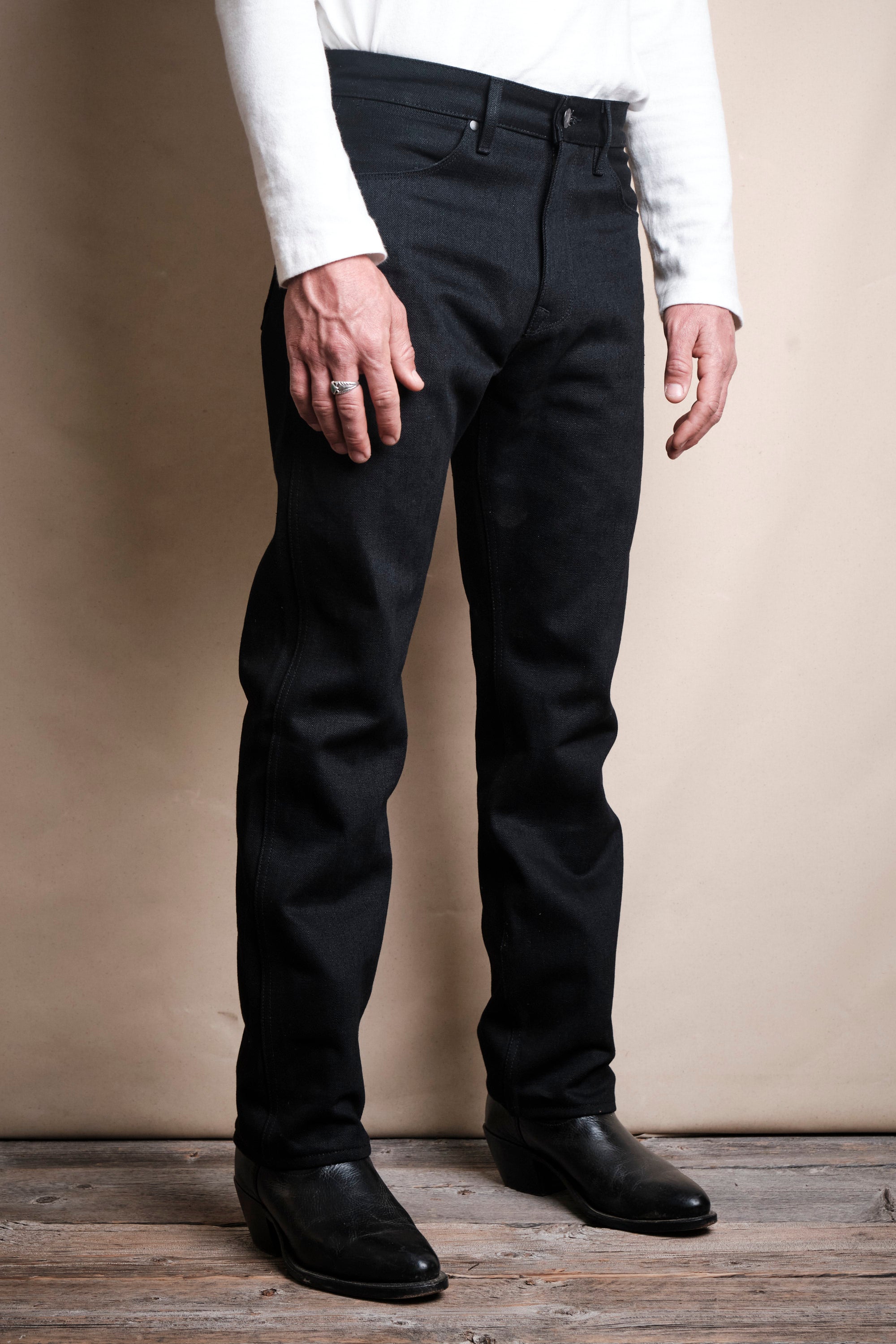 Wilkes Western <span>17 Ounce Black Denim </span>