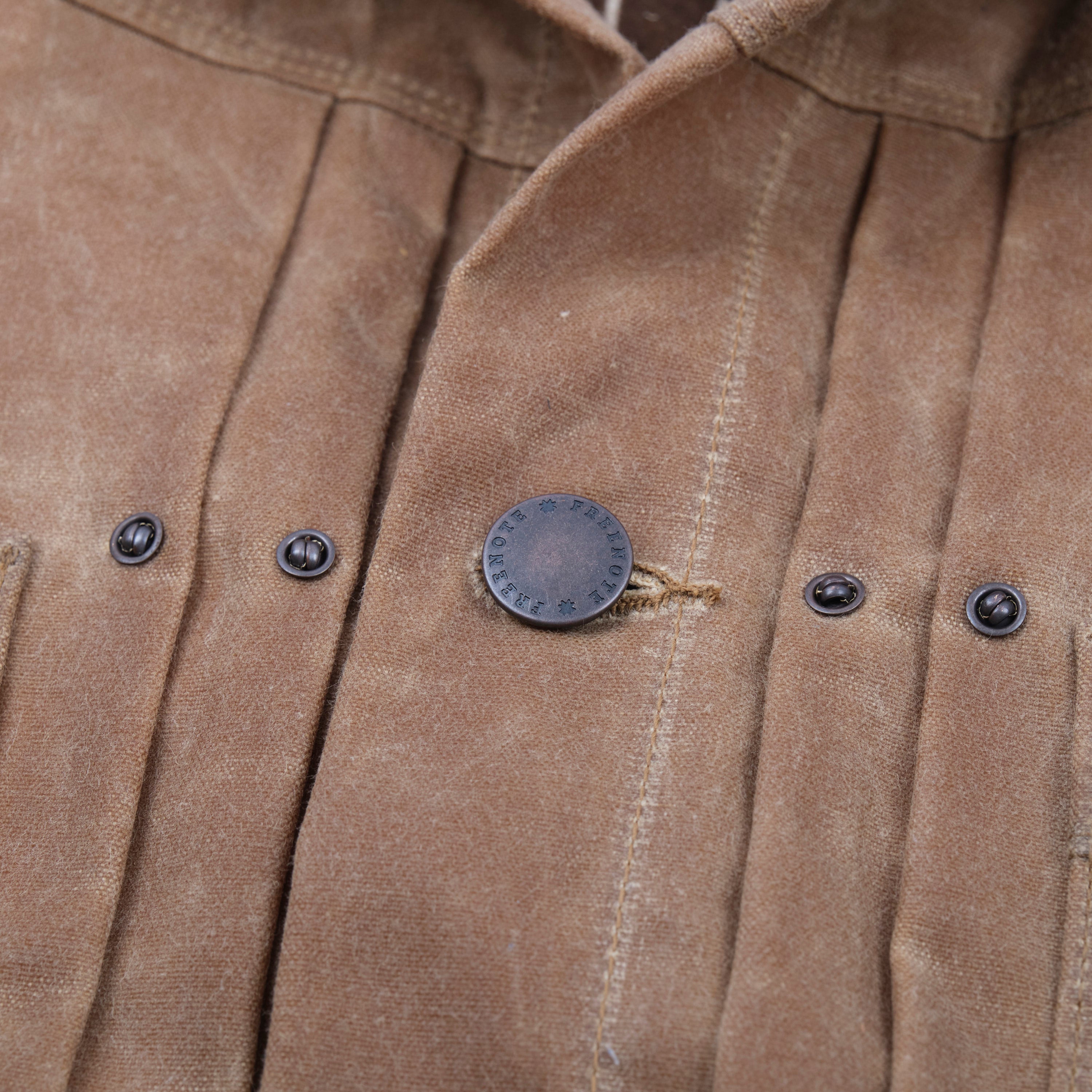 Riders Jacket Waxed Canvas <span>Rust</span>
