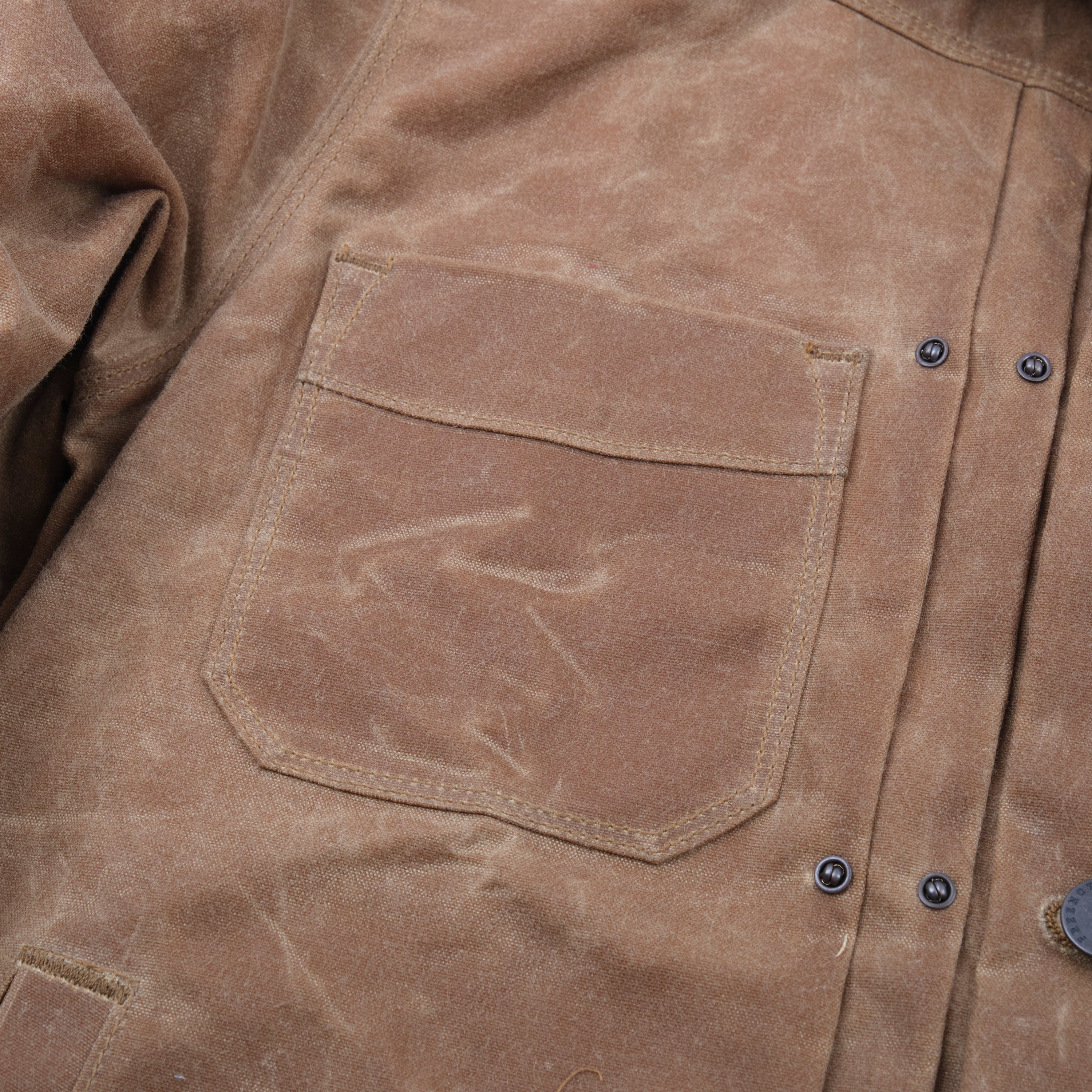 Riders Jacket Waxed Canvas <span>Rust</span>
