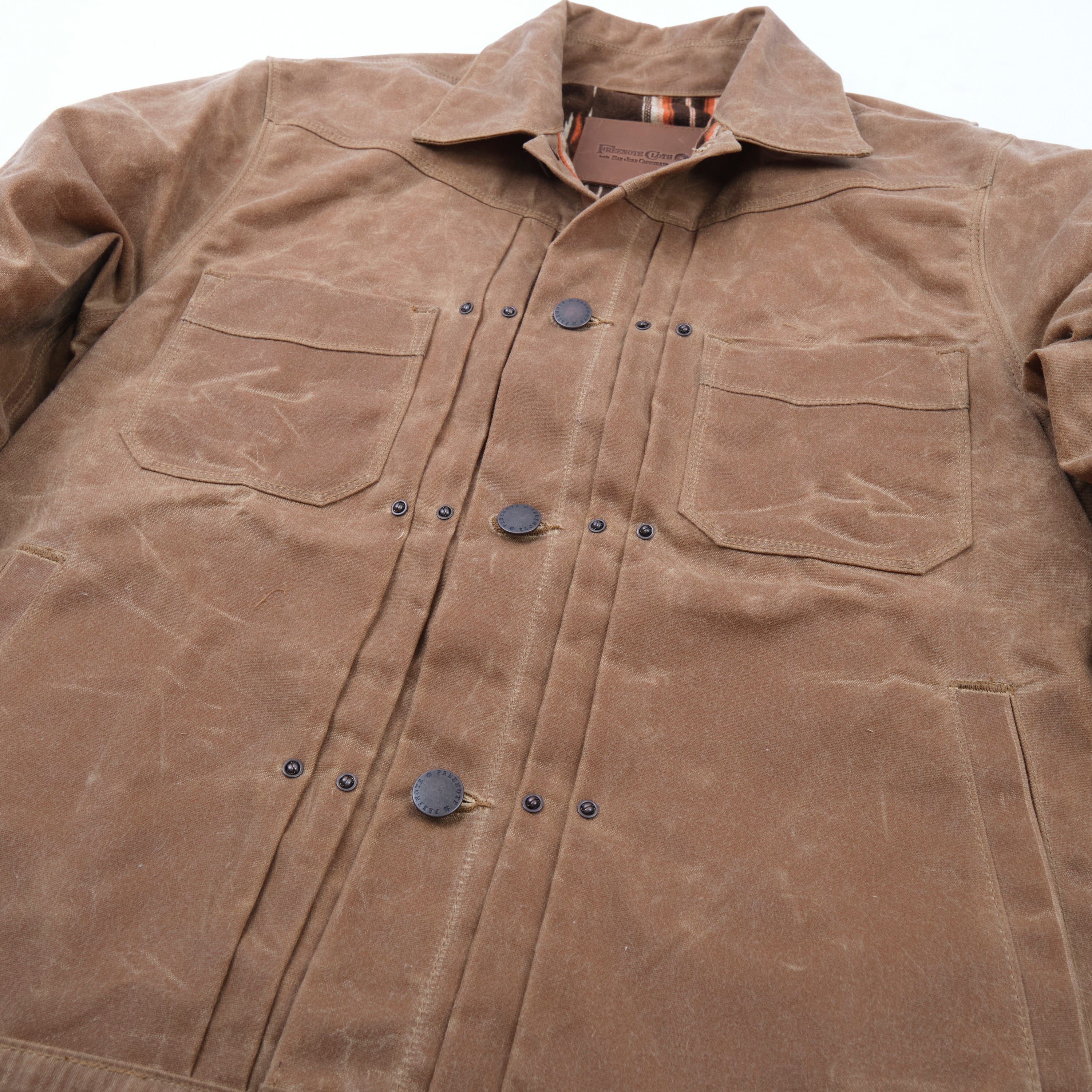 Riders Jacket Waxed Canvas <span>Rust</span>