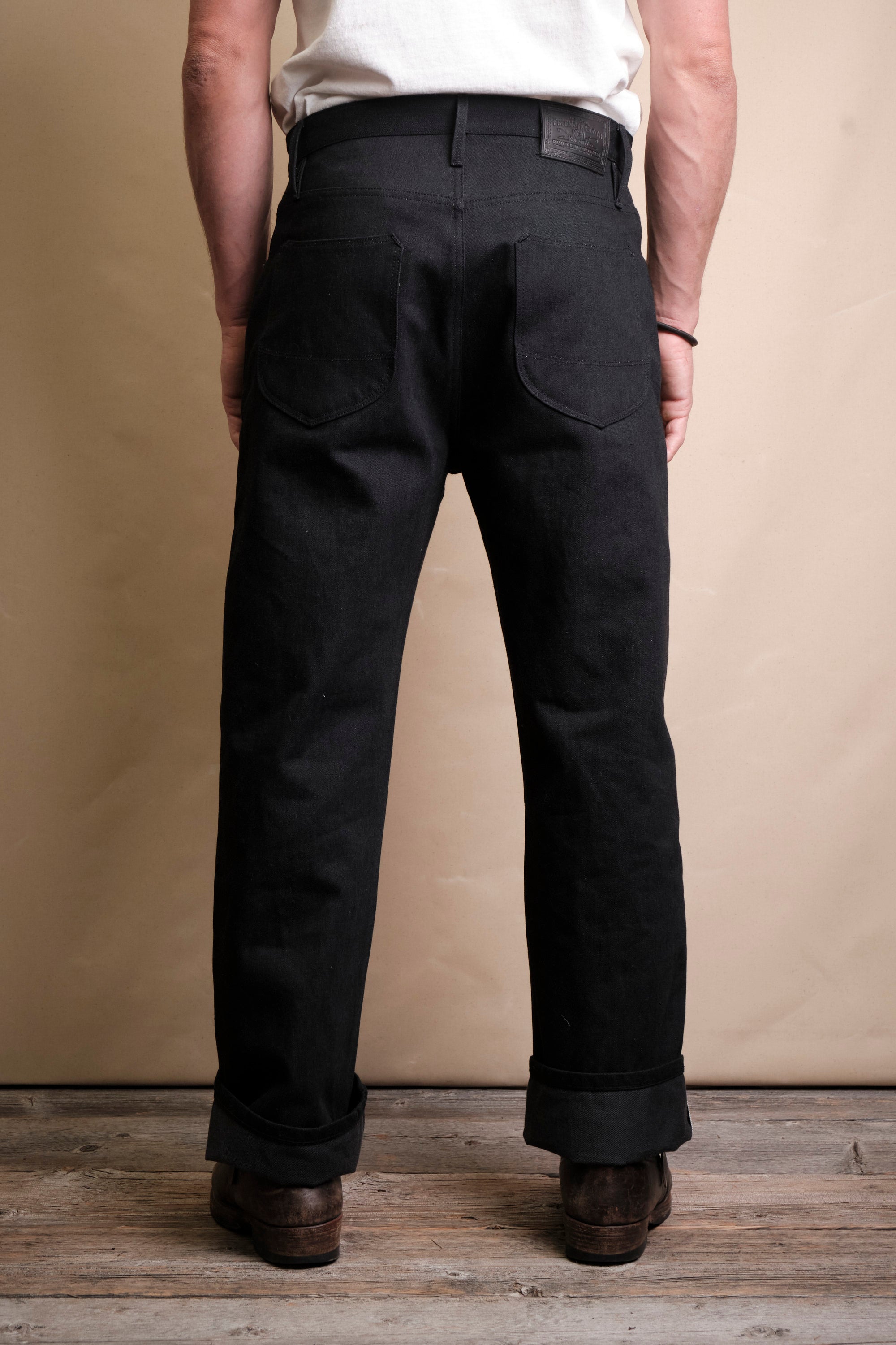 Modesto 14.25 Ounce Black Grey Denim