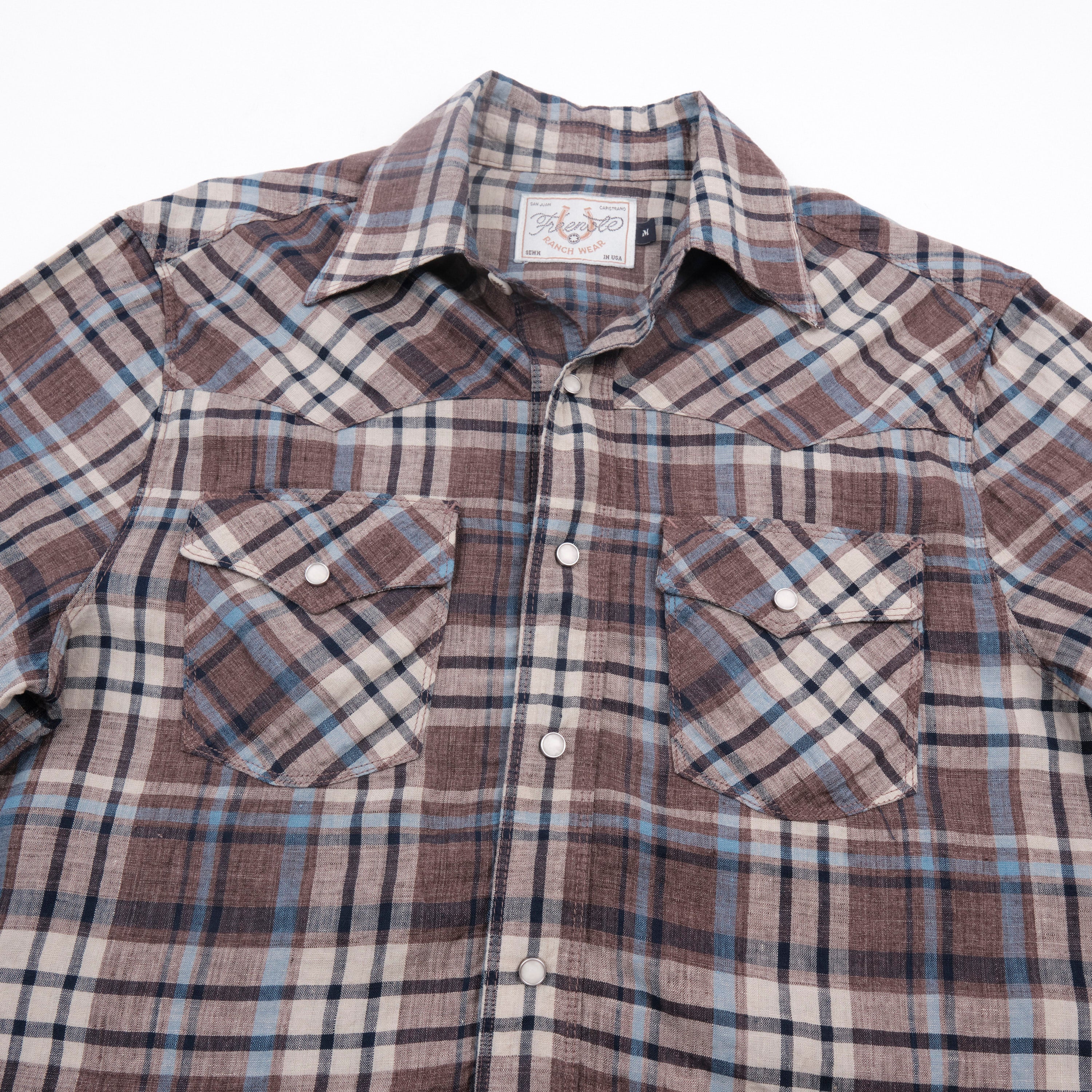 Western Scout Pheasant Brown Plaid