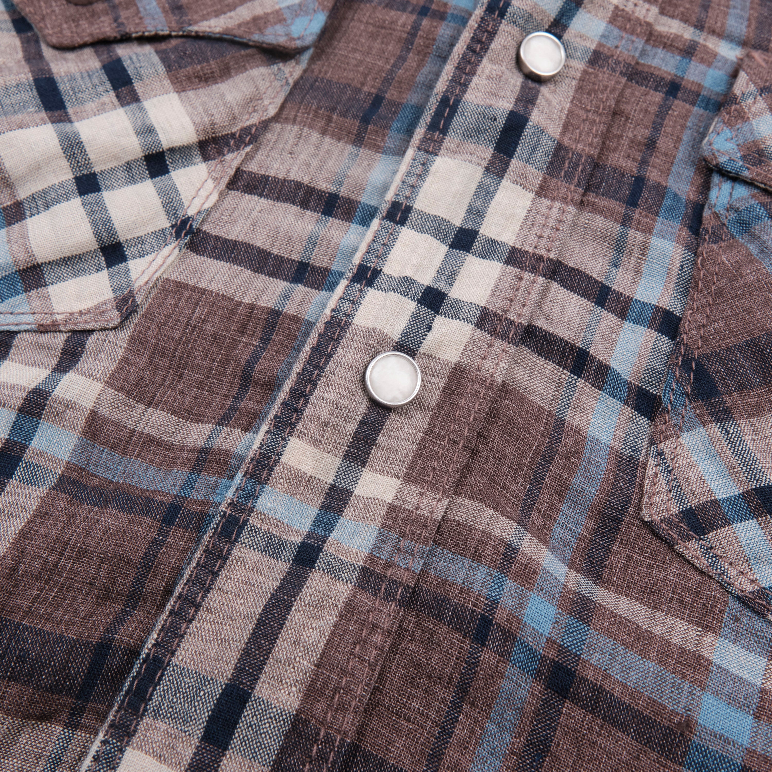 Western Scout Pheasant Brown Plaid