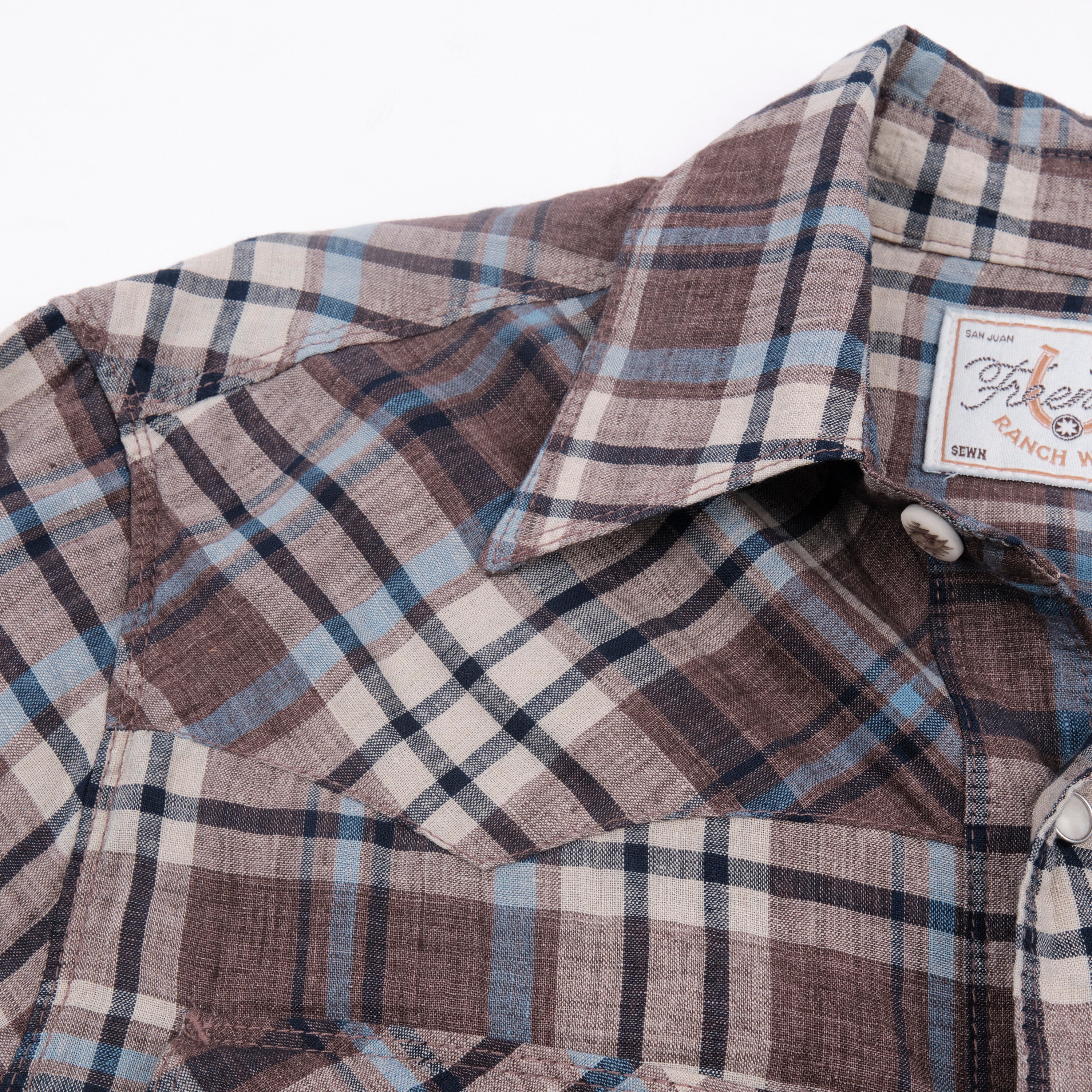 Western Scout Pheasant Brown Plaid